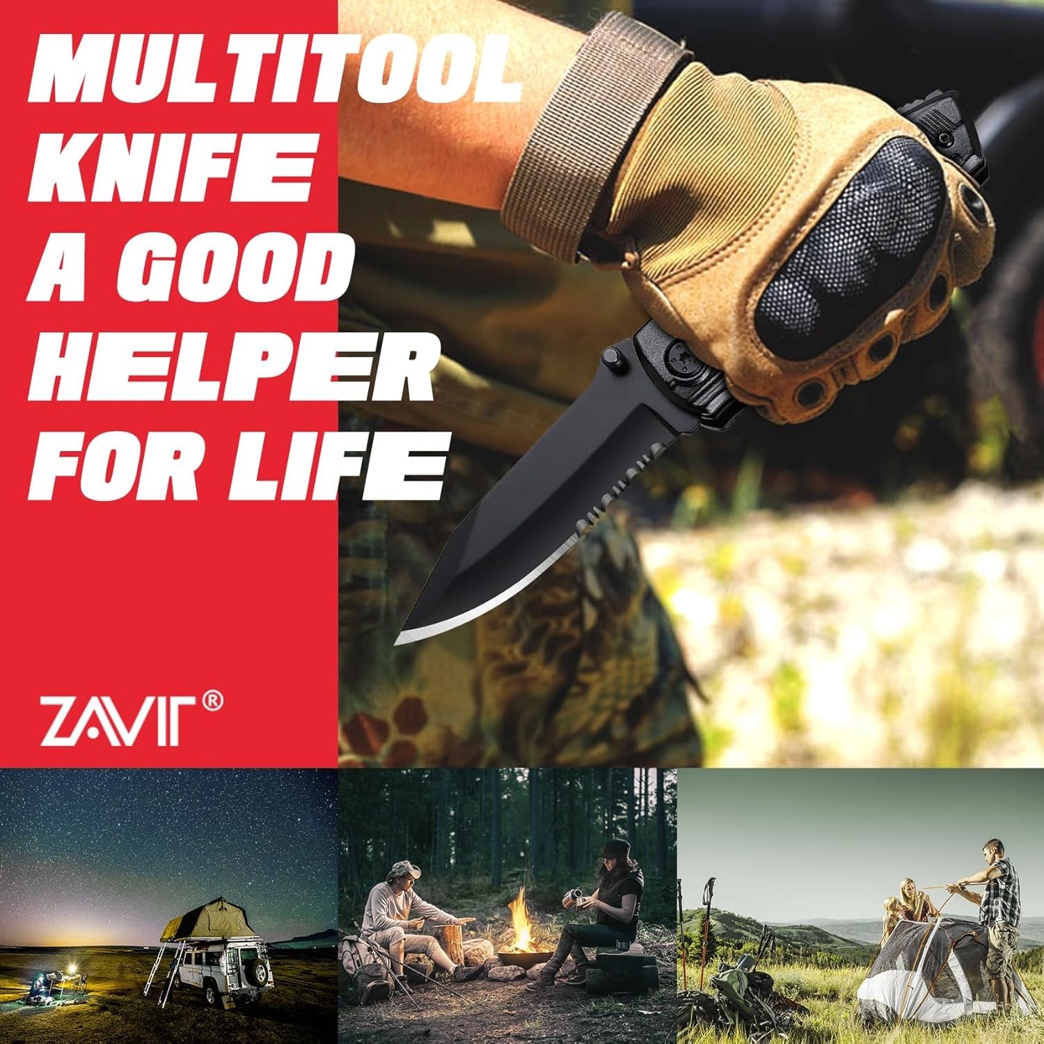 Gifts for Dad from Daughter Son, BEST DAD EVER Multitool Knife, Dad Gifts for…