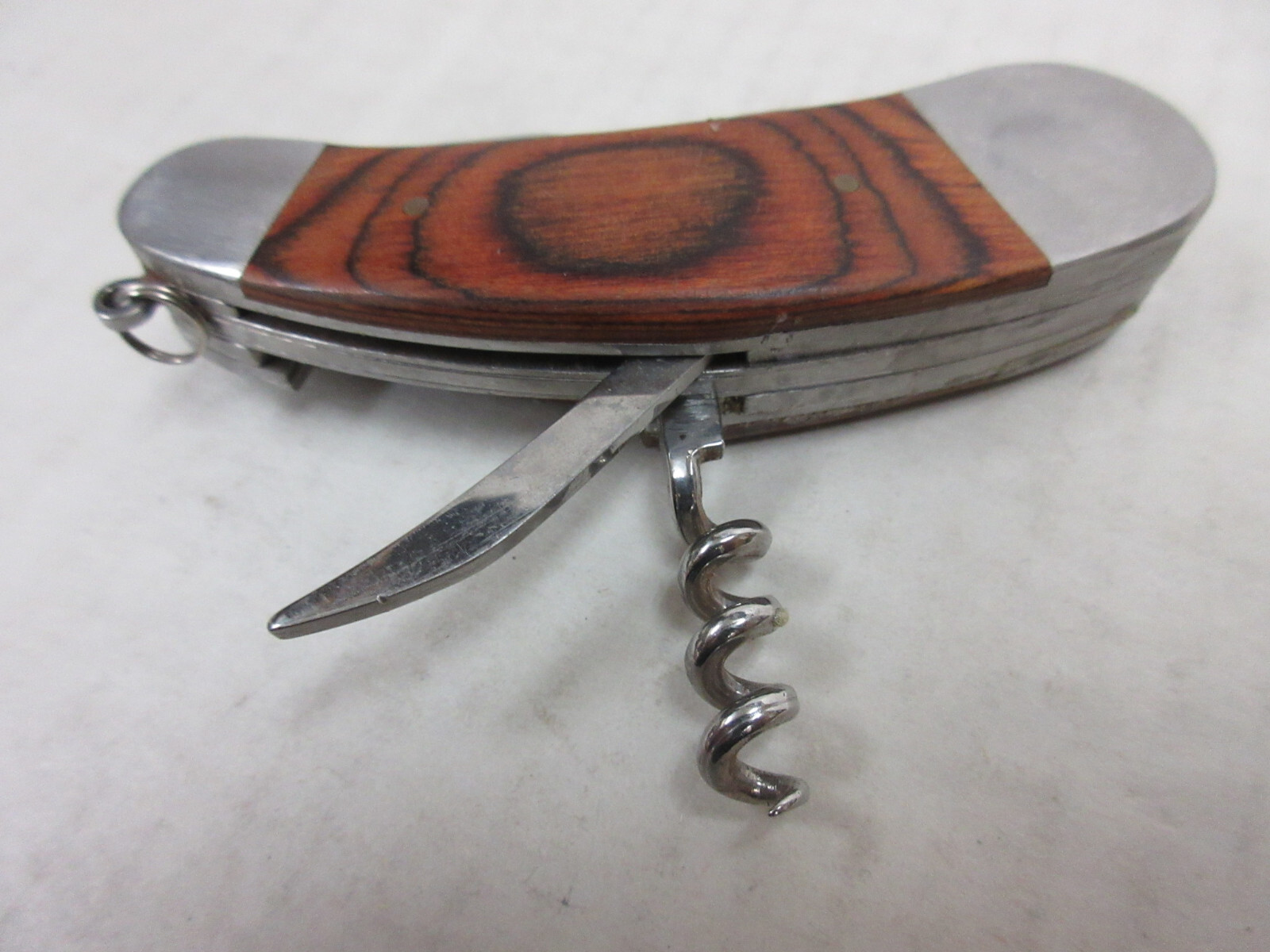 Unbranded 7 Piece Multi-Tool Stainless Steel 4 inch Pocket Camping Knife