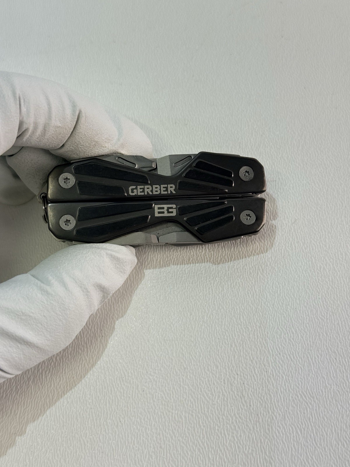 Gerber BG Compact Gray Mini Multi-Plier Knife Multi Tool Keychain