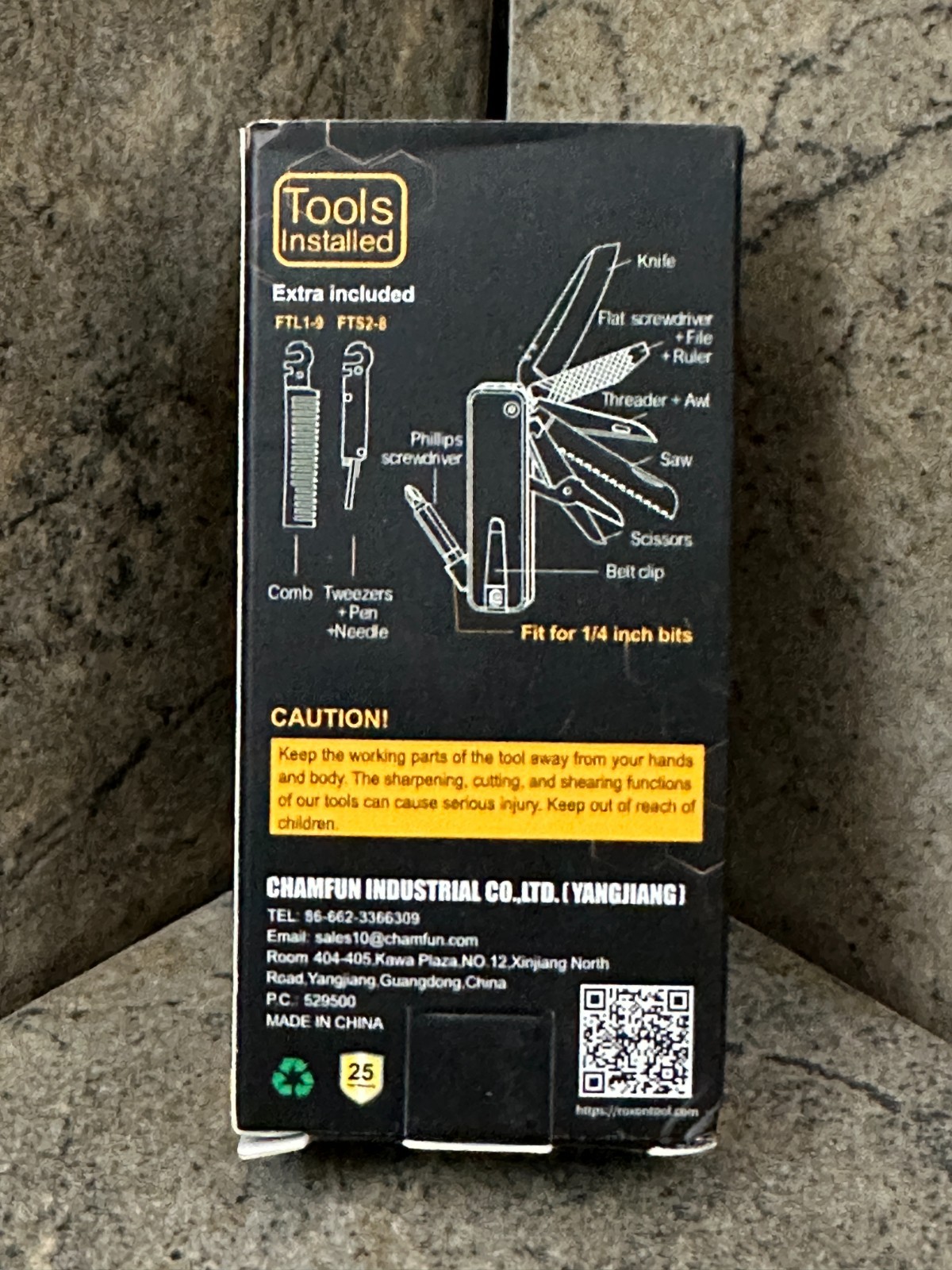 Roxon Flex Companion Multitool – 6 Tool + 2 Bonus Tools – S503G