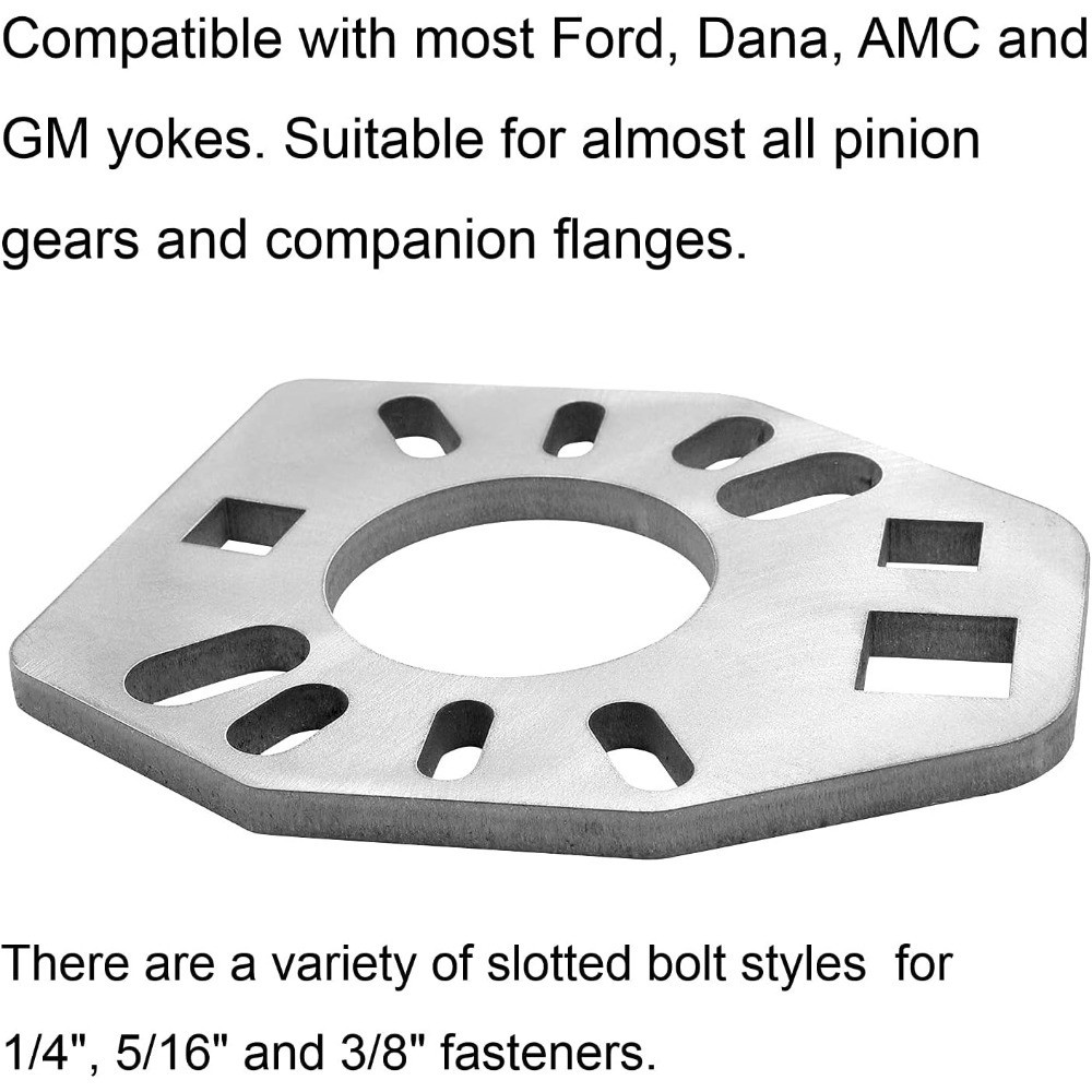 Stainless Steel Pinion Yoke Wrench Tool, Universal Fit for Sockets with 1/2 Inch