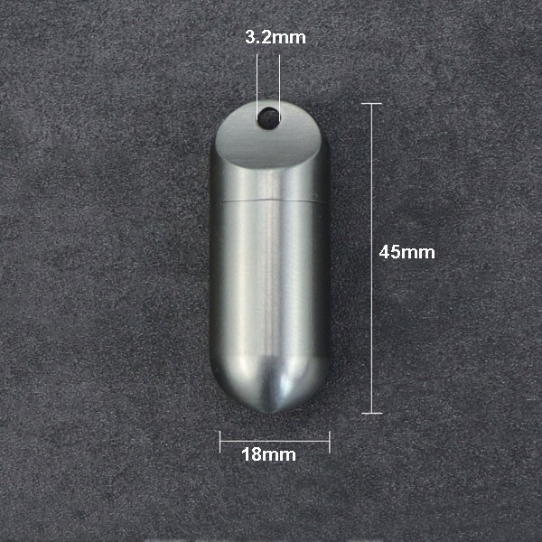 EDC Outdoor Waterproof Box Portable Pendant Key Chain Seal Storage container Box