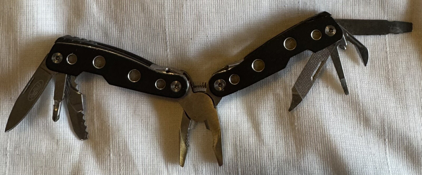 Vintage Sheffield 11 in 1 Multi Tool Black Handle