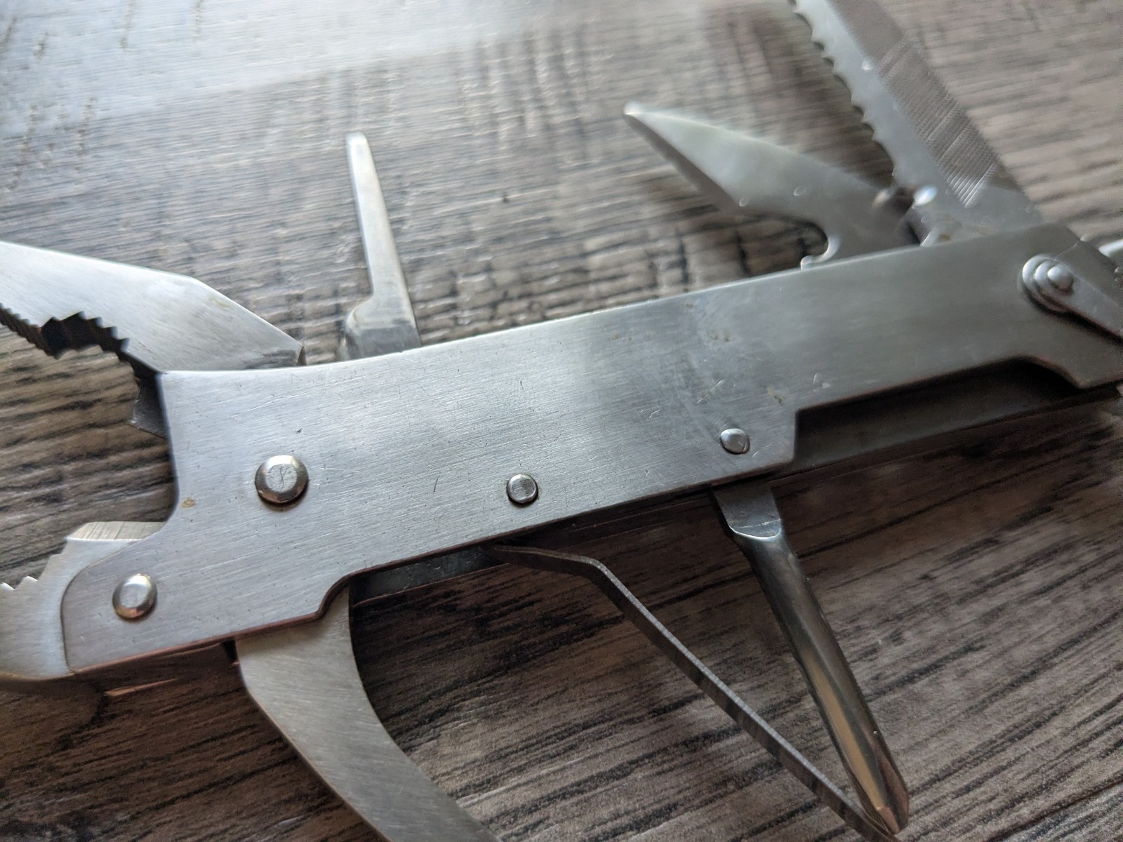 MAXAM 6″ Multi-Tool Folding Pliers All Stainless Steel Survival Knife Tools