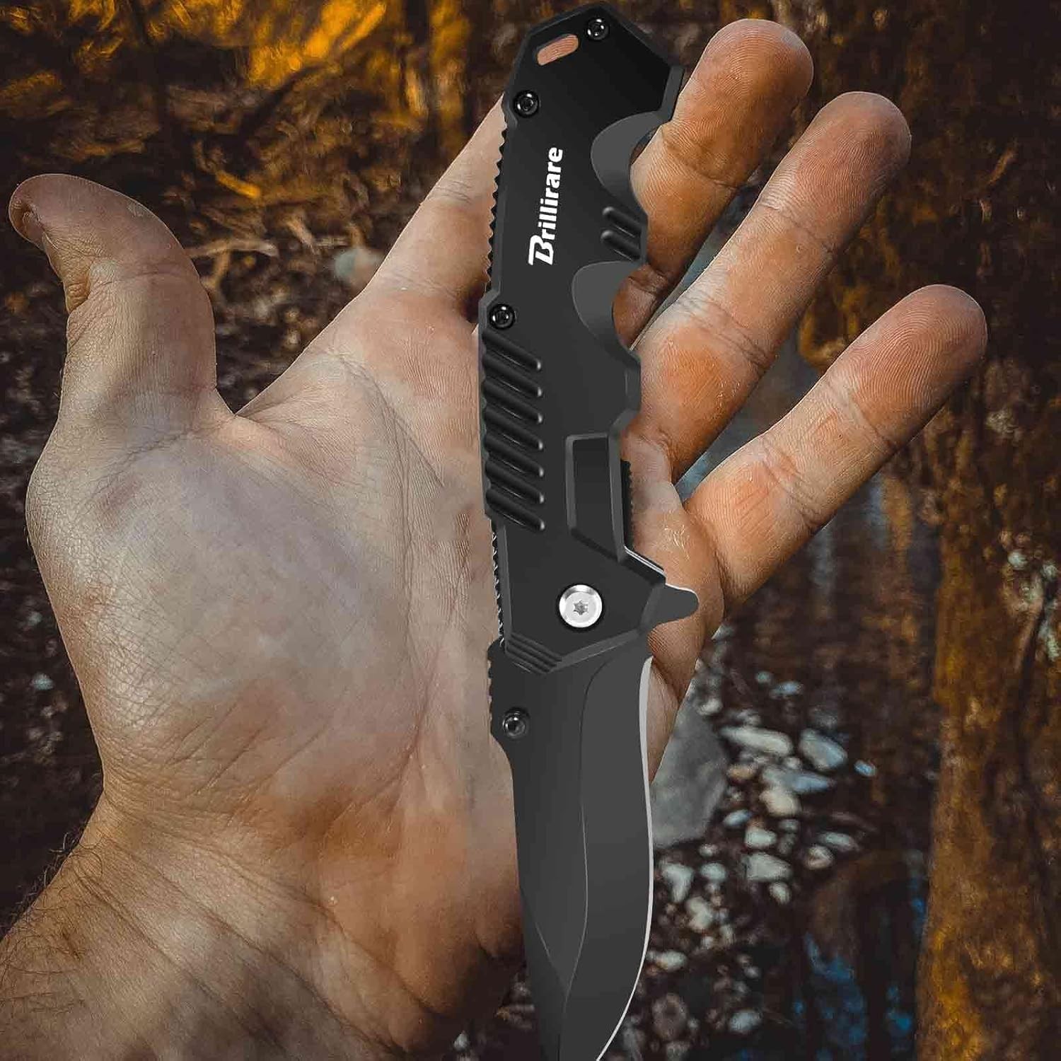 Pocket Knife, Folding Tactical Knives Blade 2.6in, Foldable Survival Small Knife