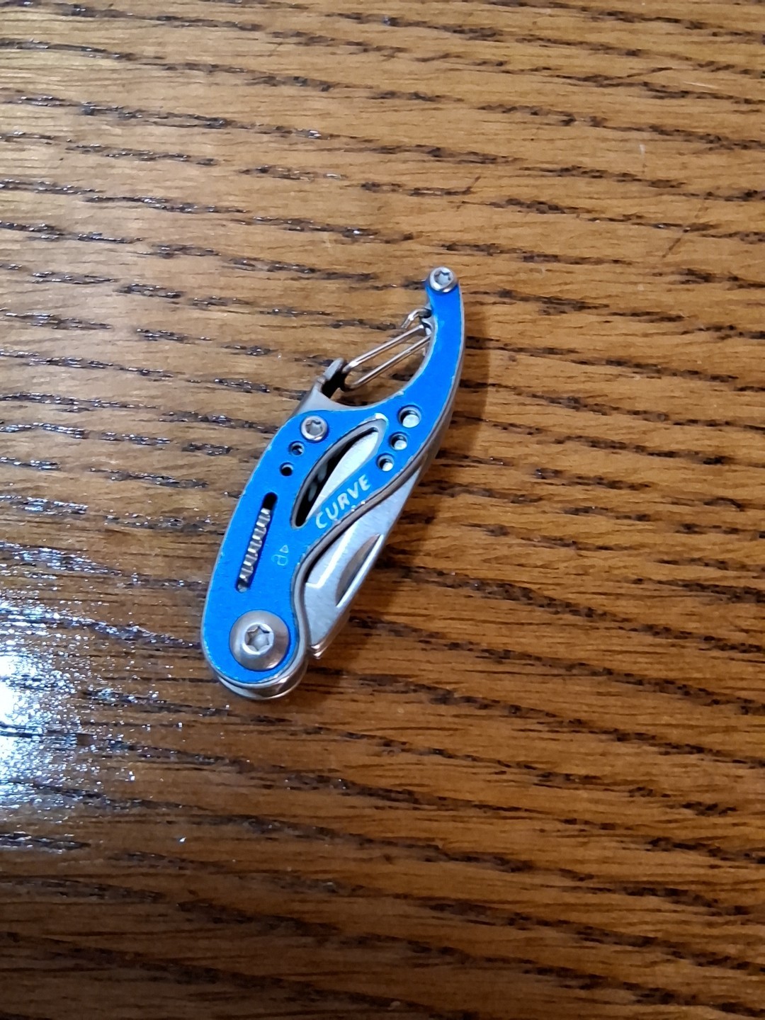 Blue Gerber Curve Mini Multitool, Locking Blades, Great Condition
