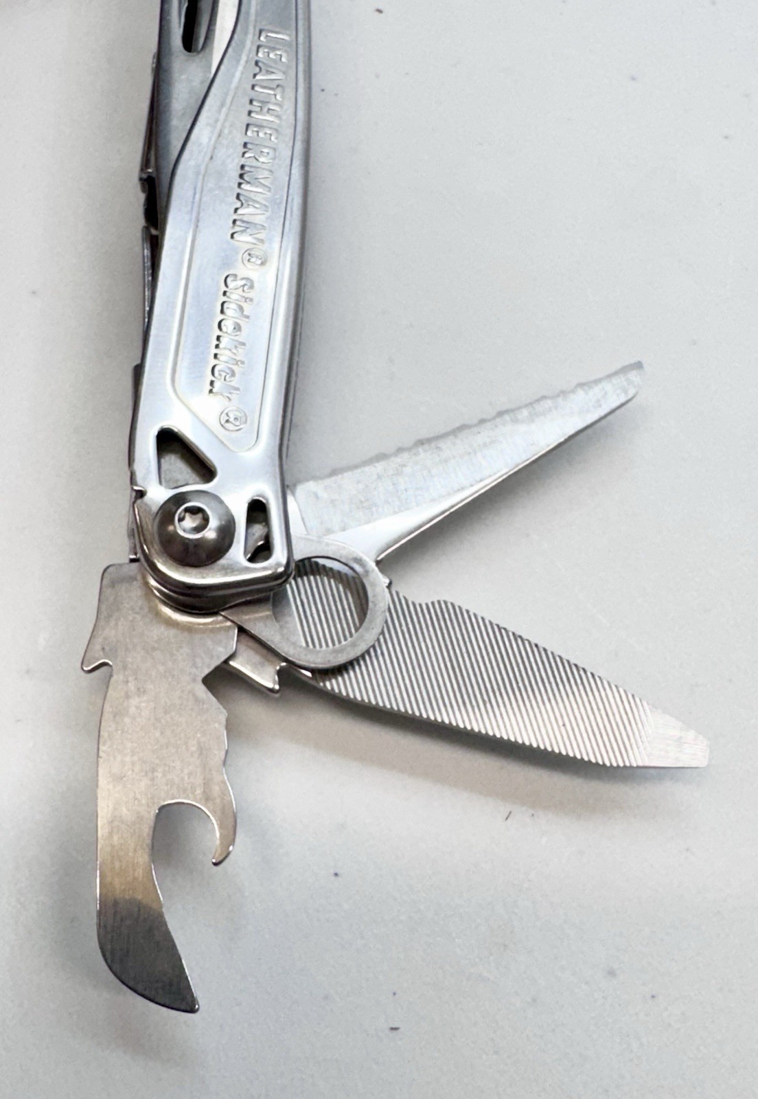 New LEATHERMAN, Sidekick Pocket Size Multitool with Spring-Action Pliers & Saw