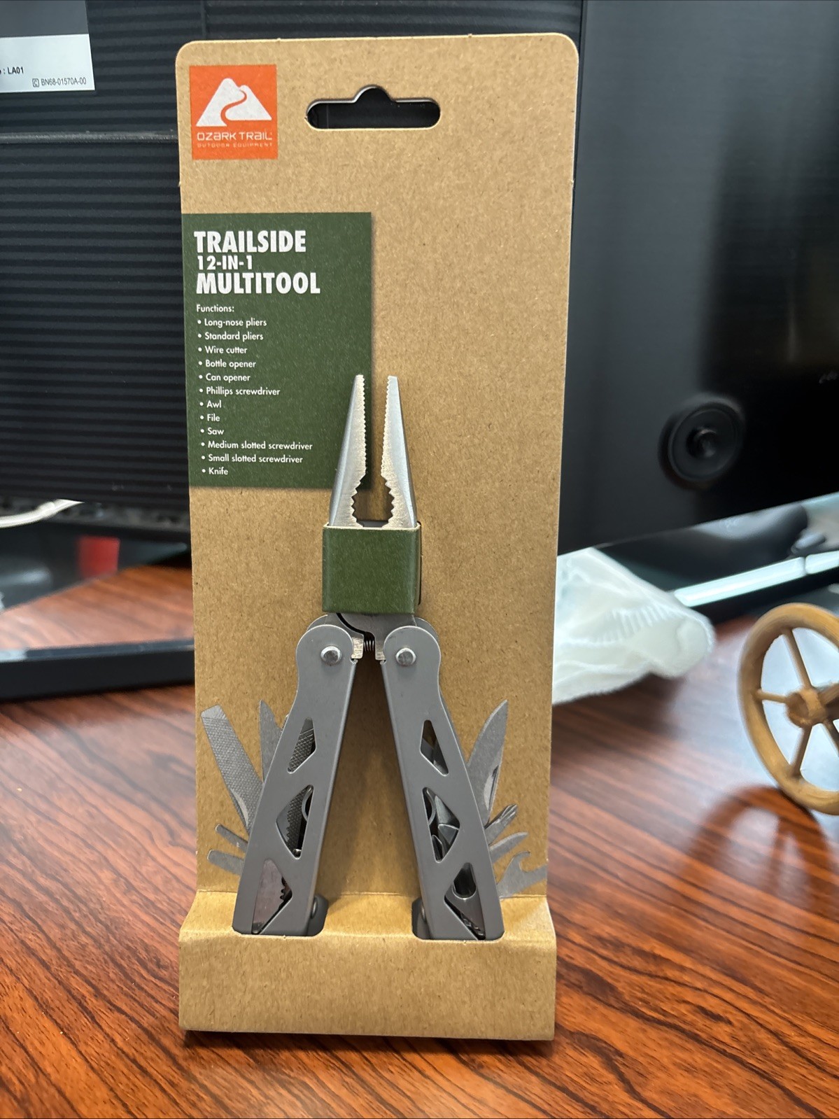 Ozark Trail Trailside 12-in-1 Multitool Silver Color New EDC Everyday Carry Tool
