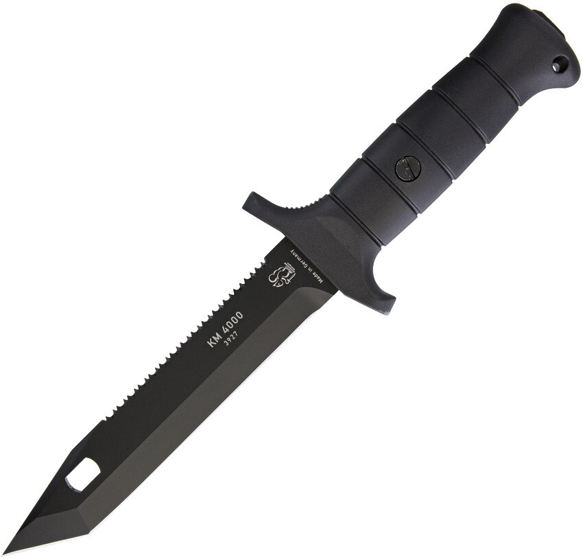 New Eickhorn Solingen KM 4000 German Military Knife EI825130 12″ overall. 6.63″
