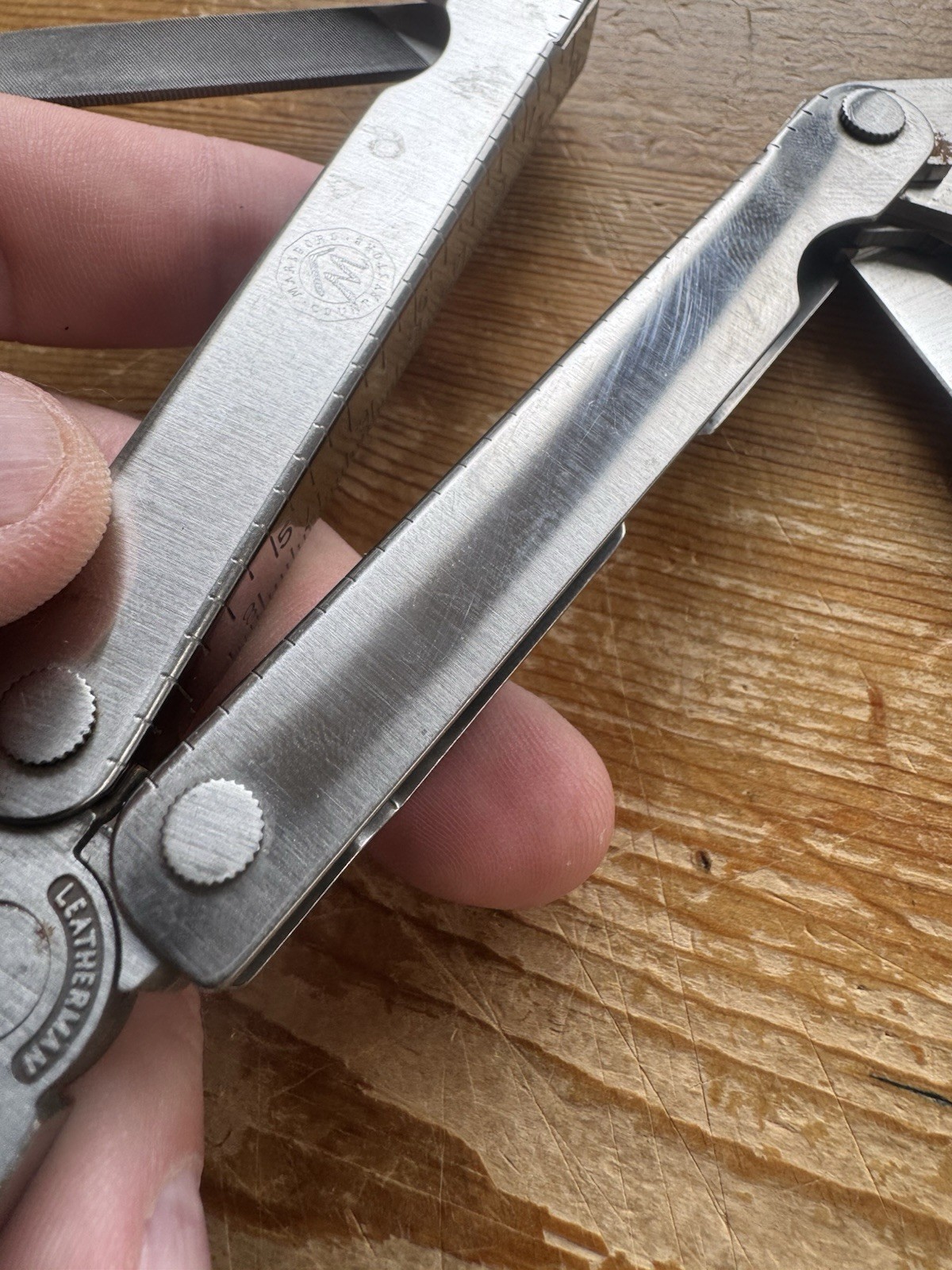 Vintage 1994 Leatherman Marlboro Country Store Multi Tool Knife w/Sheath & Box