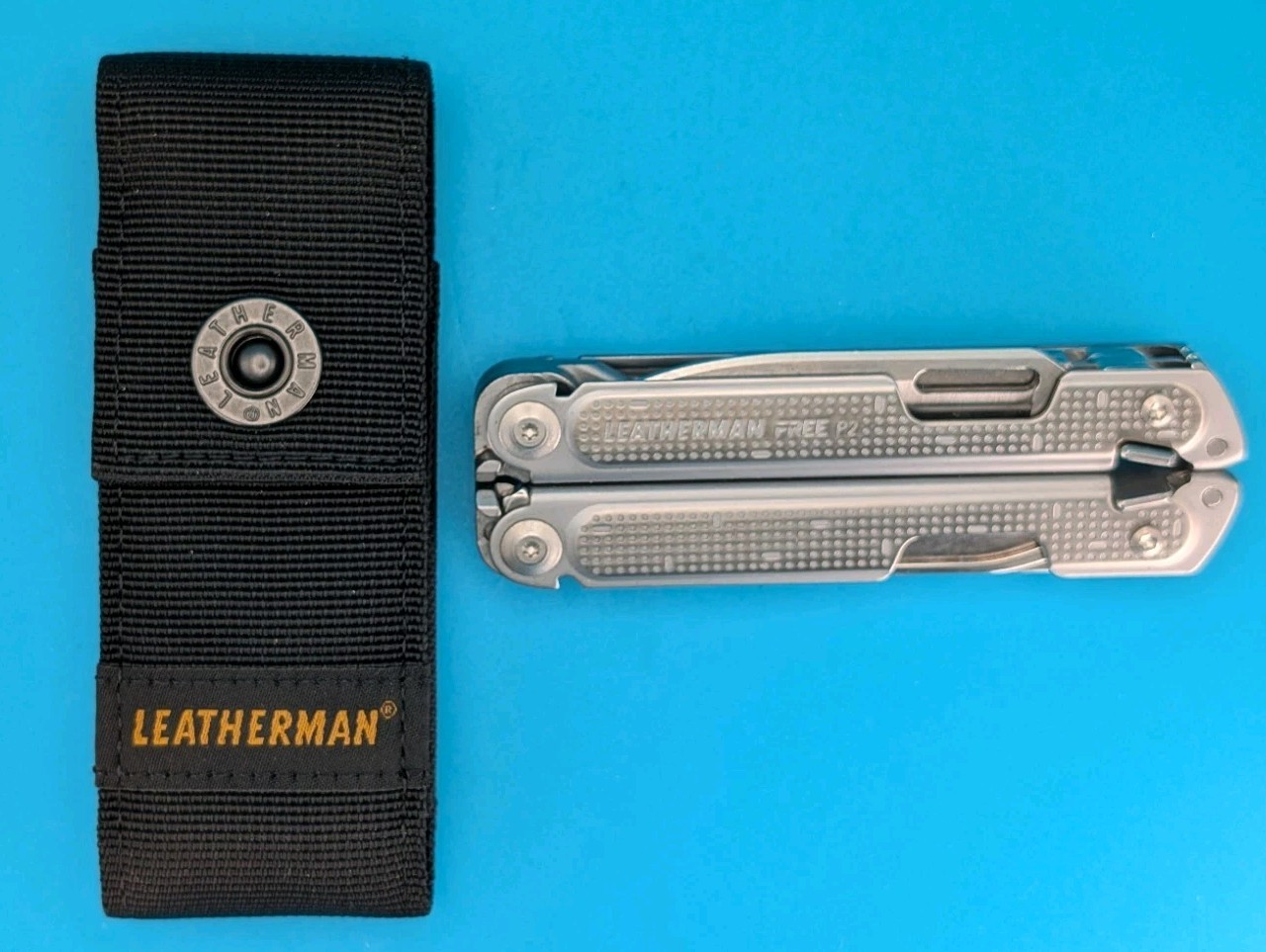 Leatherman FREE P2 Stainless Multi-Tool! WITH SHEATH! NEW IN BOX! RETIRED!