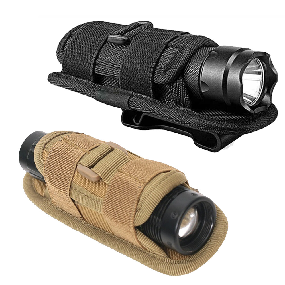 360° Rotatable Multifunctional Flashlight Case Universal Outdoor Pouch