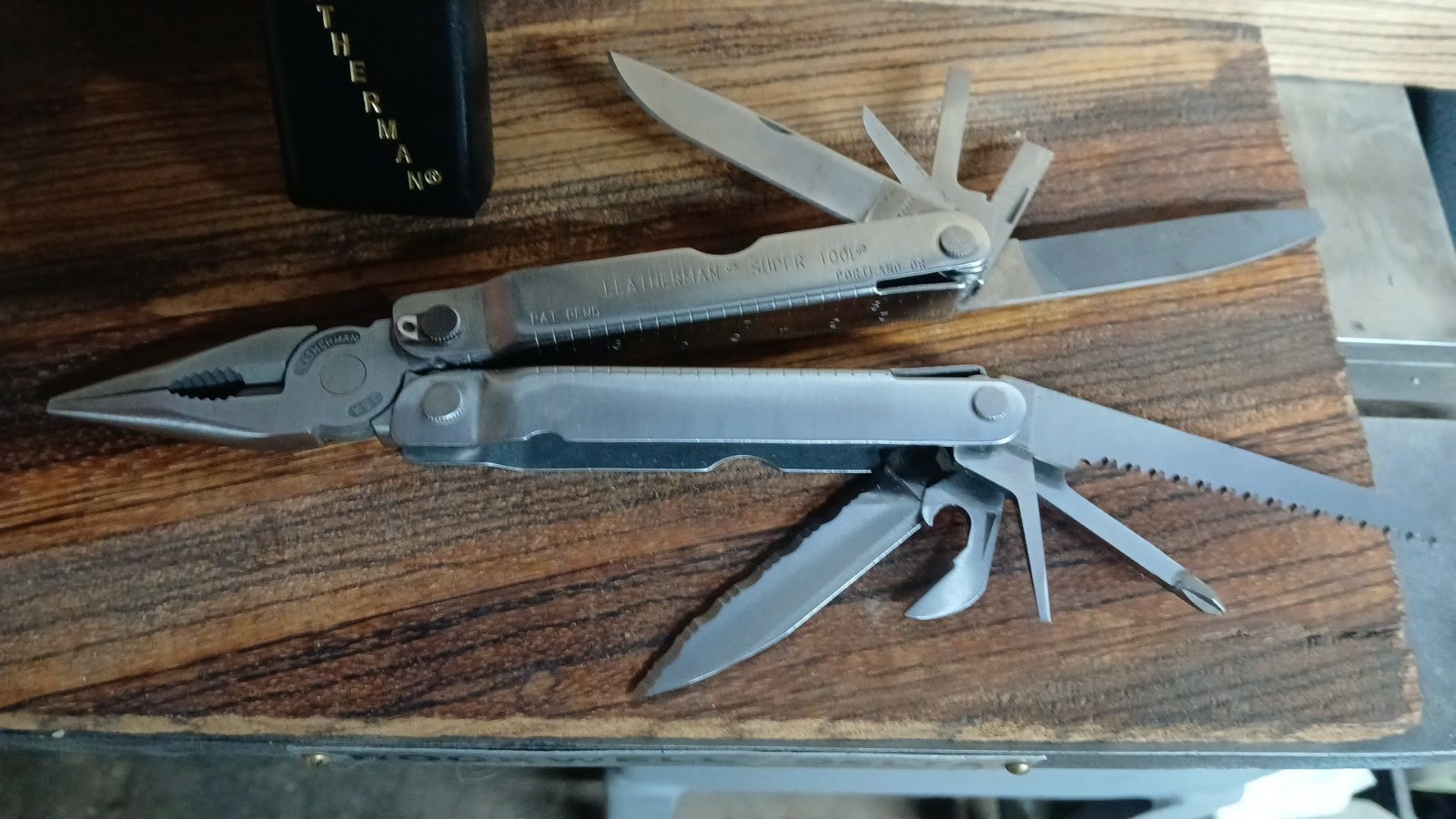 Vintage Genuine Original Leatherman Multitool Brown Leather Sheath Portland OR
