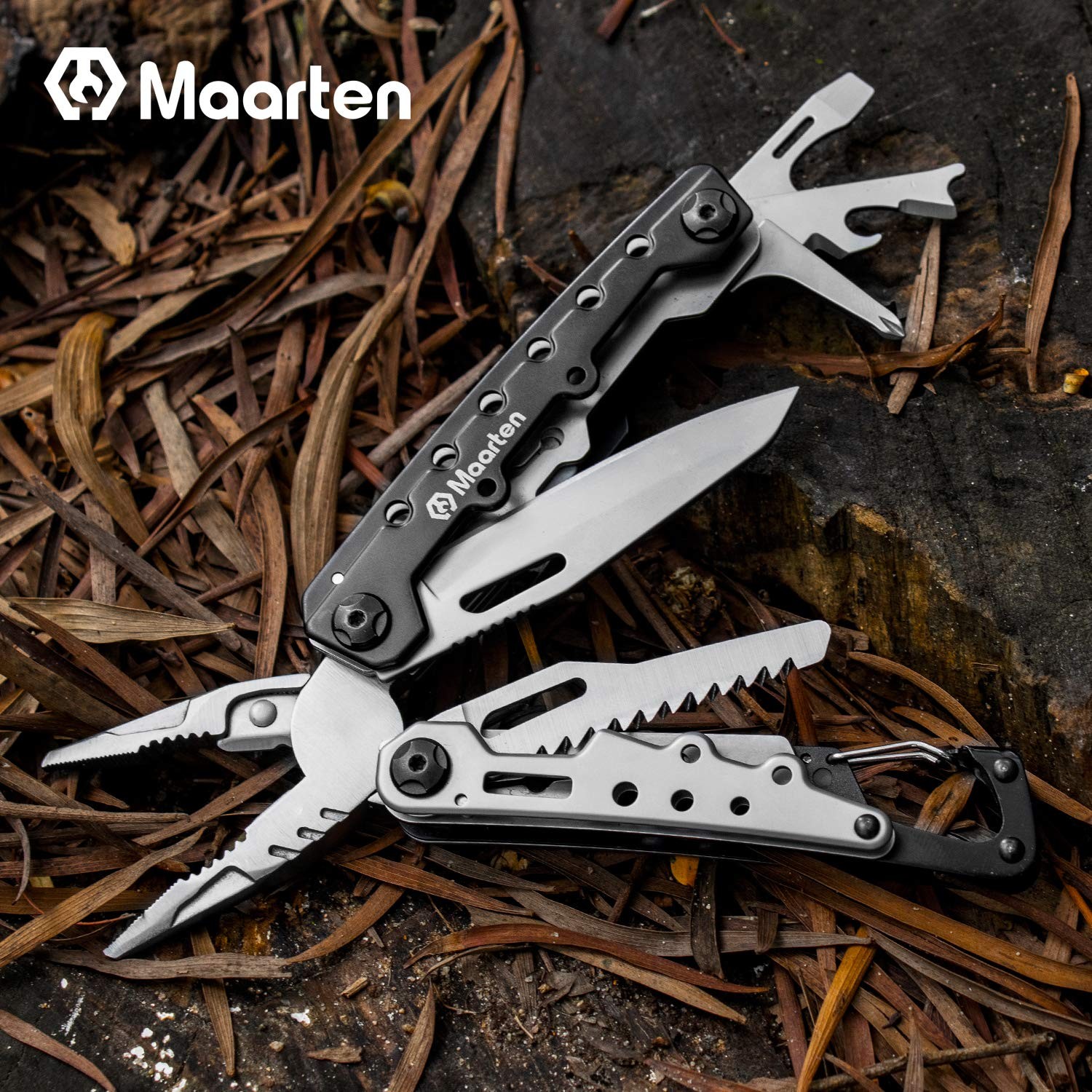 Multi-Function Pliers, 11 in 1 Small Carabiner Multitool Tool, Foldable …