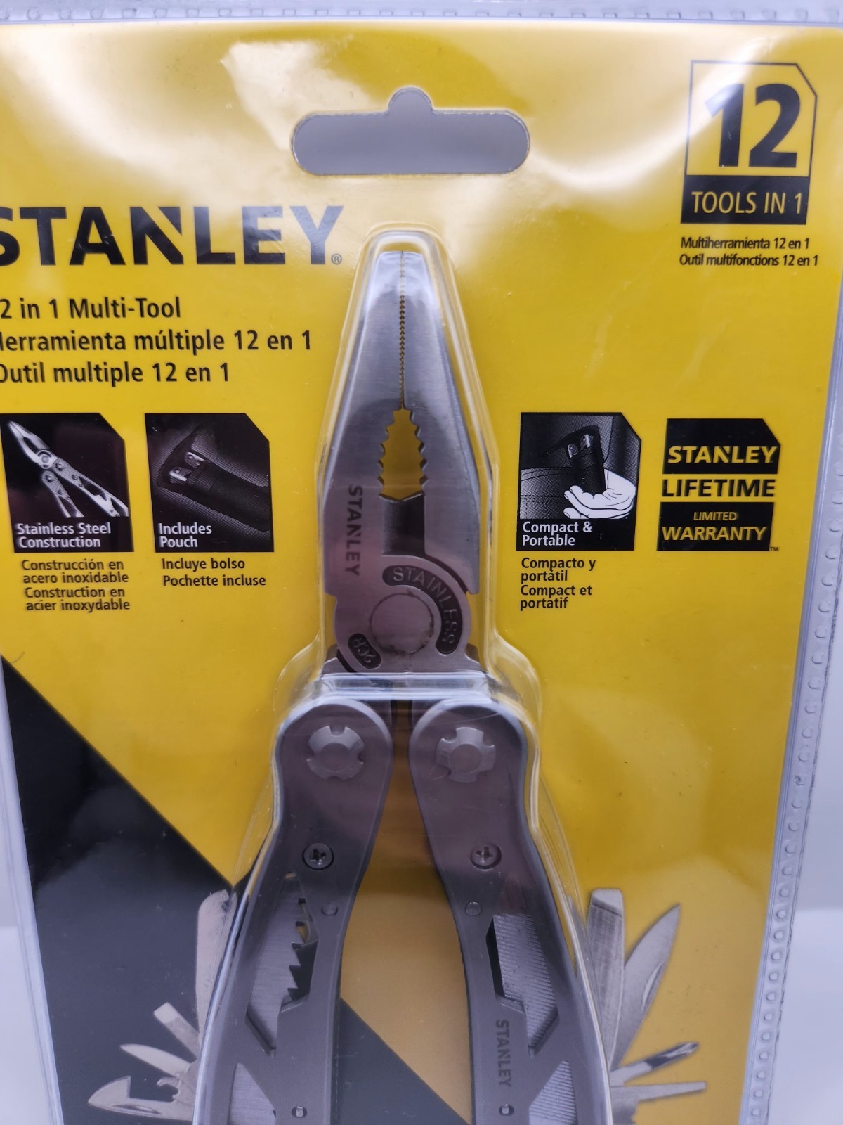 NEW! Stanley 12 In 1 Multi-Tool With Storage Pouch Included Brand New in Package