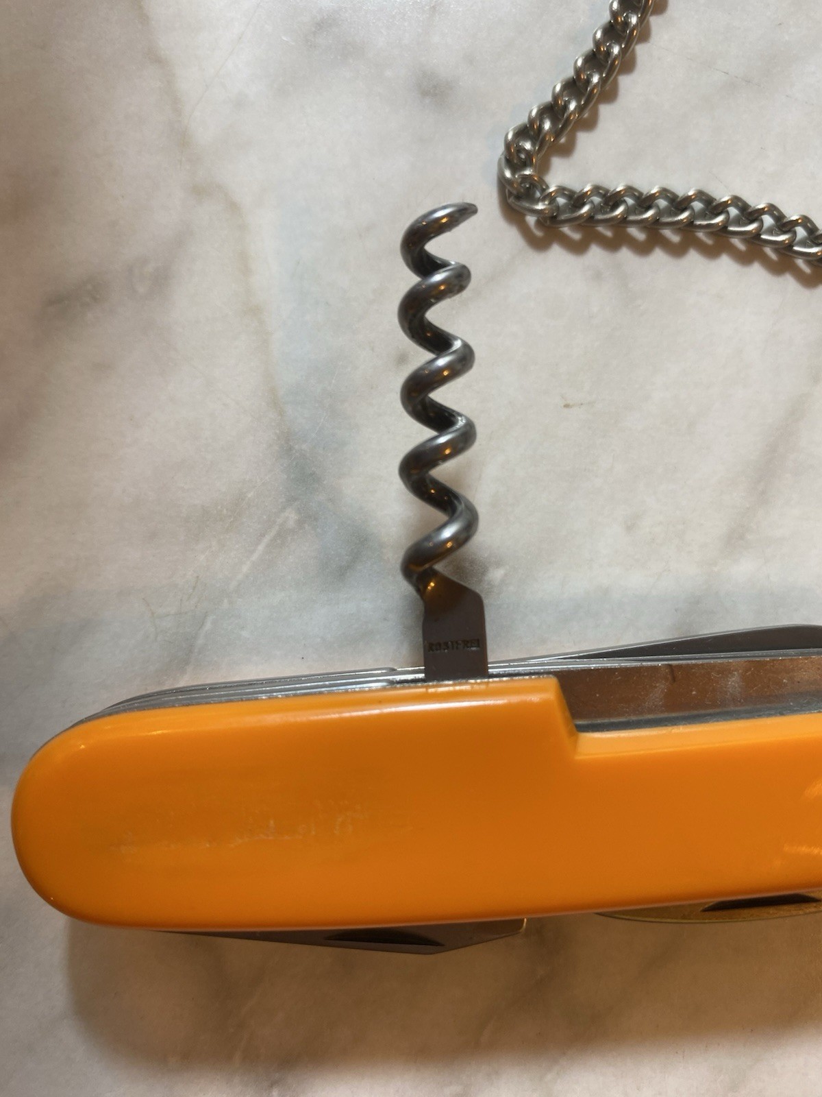 VTG 1986 STIHL 8 Part Multi-Tool Pocketknife Chain Included Solingen Germany
