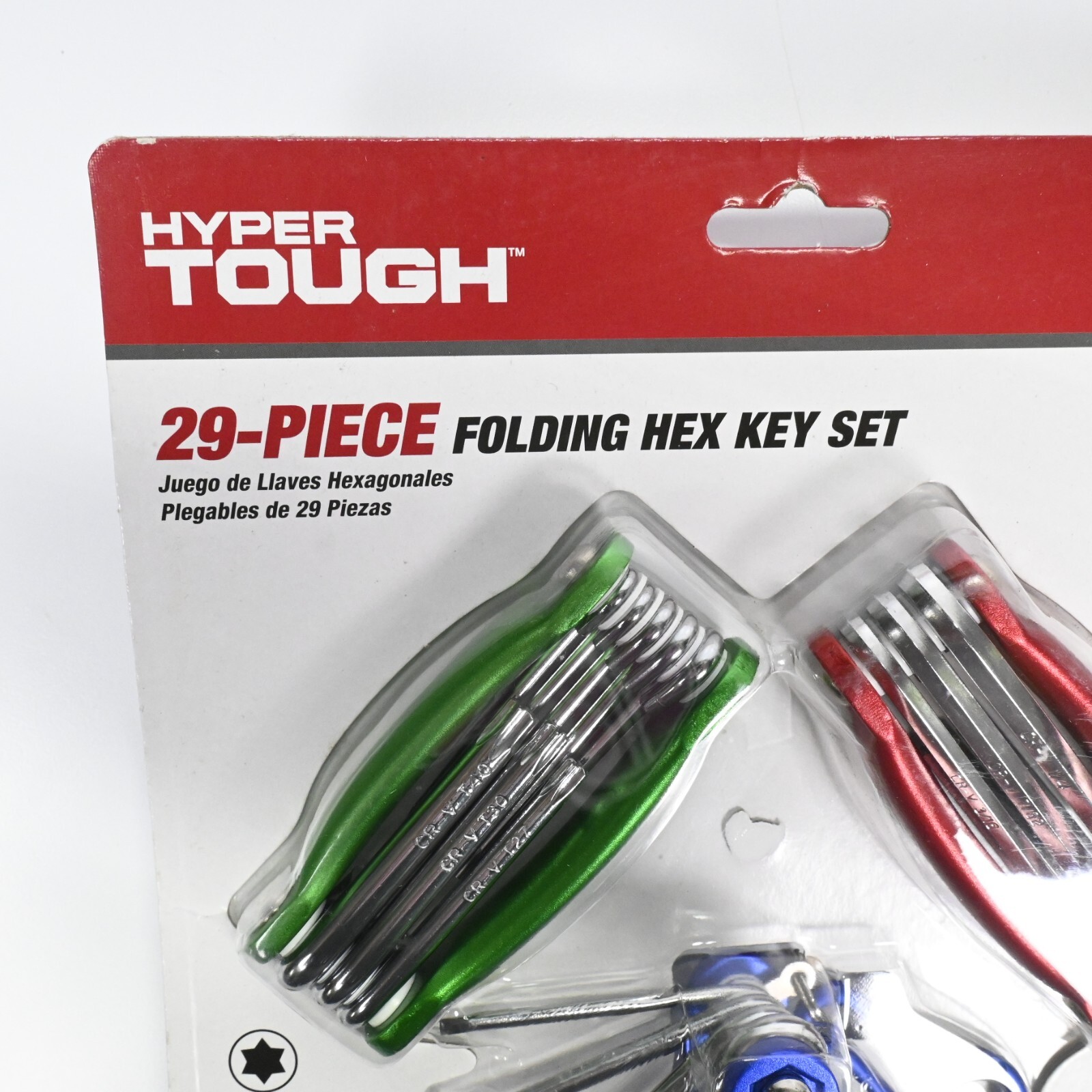 Hyper Tough 29-Piece Folding Hex Key Set, Screwdrivers, Star SAE