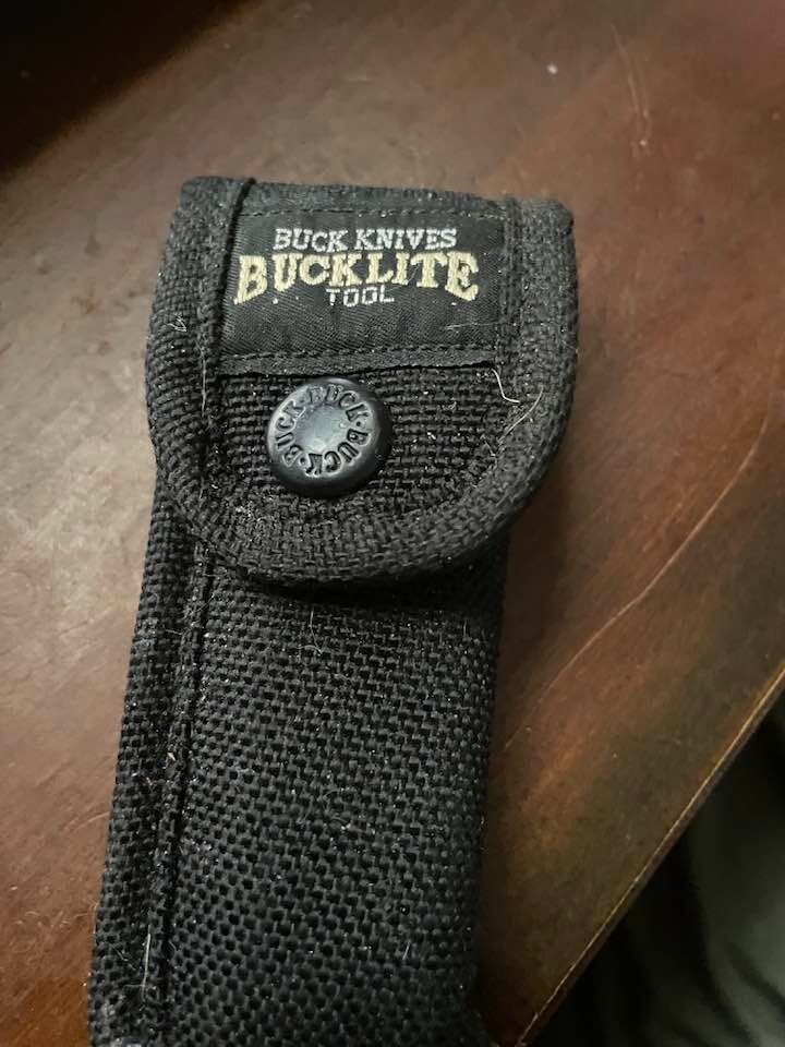 Buck Knives BuckLite Tool with Sheath Retired model 355