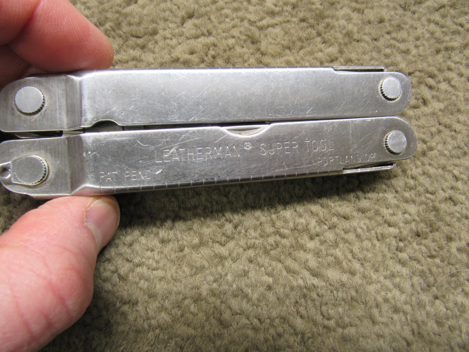 Leatherman Supertool Multi Plier Missing Saw Blade No Sheath 02/ 1995 Dated USA