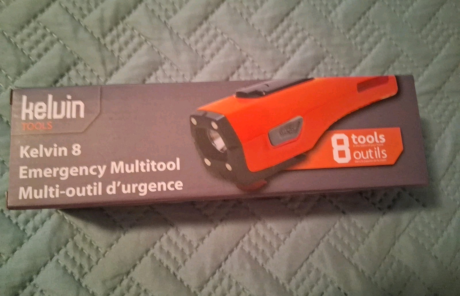 Kelvin Tools Automotive Emergency Multitool 8 Tools Total Orange