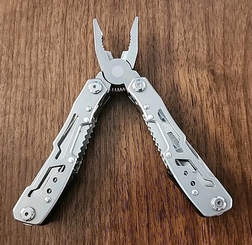 Stainless Steel Multifunctional Folding Pliers and Tools with Case! Multipurpose