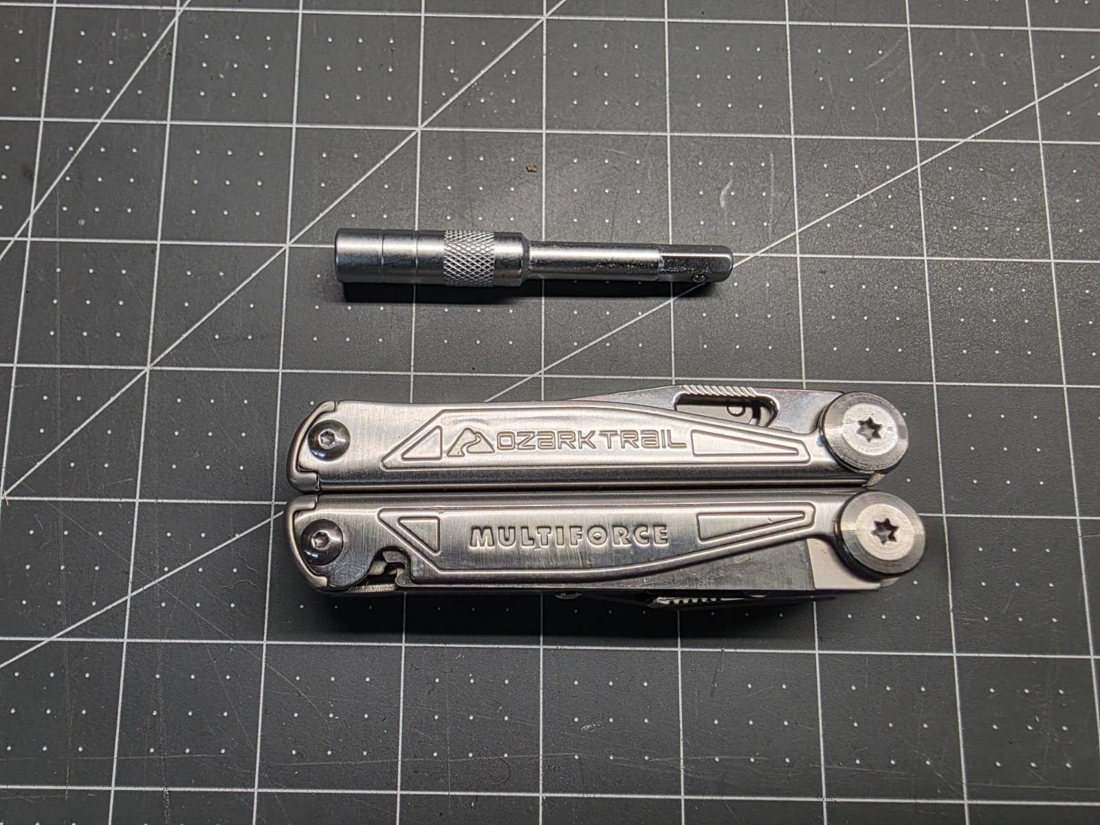 Ozark Trail MultiForce Premium 18 In 1 Multi Tool Stainless Steel