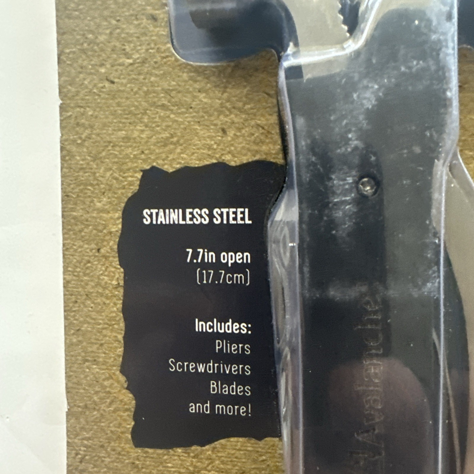 Avalanche 12-in-1 Multi-Knife/Hammer Tool Stainless Steel-Comes W. Carrying Case