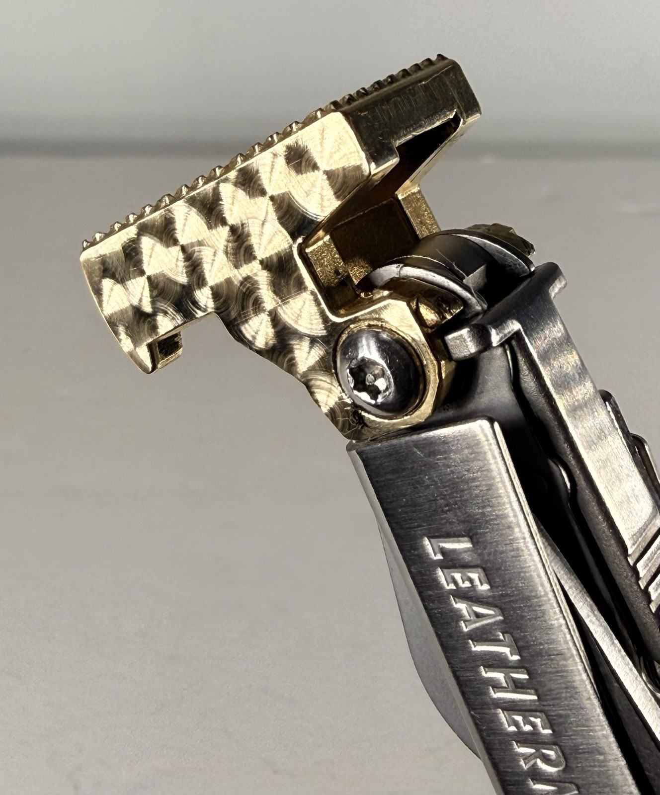 For Leatherman Wave +, BRASS Hammer Head,SPECIAL EDITION,tactical,military