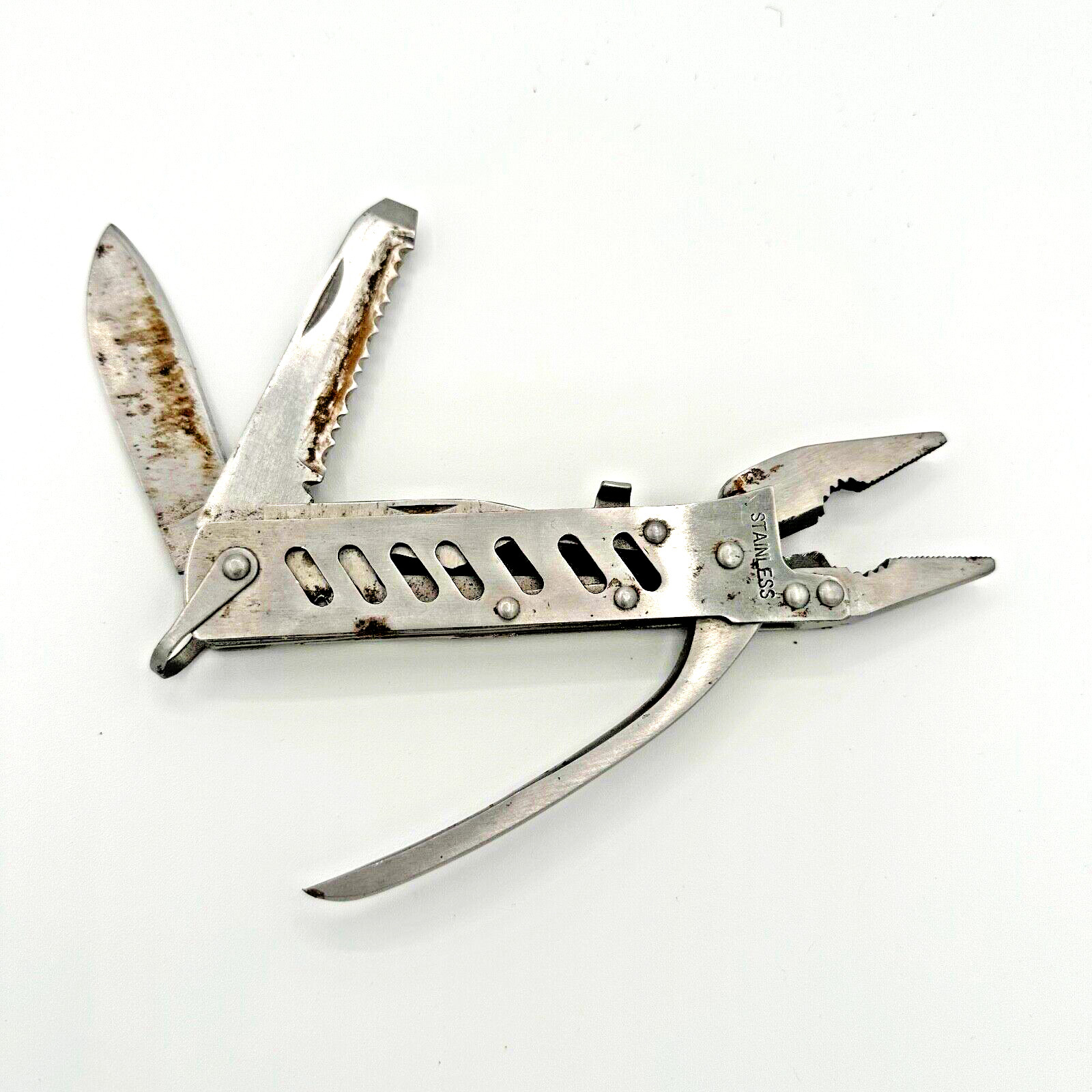 All Stainless Steel Multi Tool , Unknown Maker ,See Pictures, Made In China