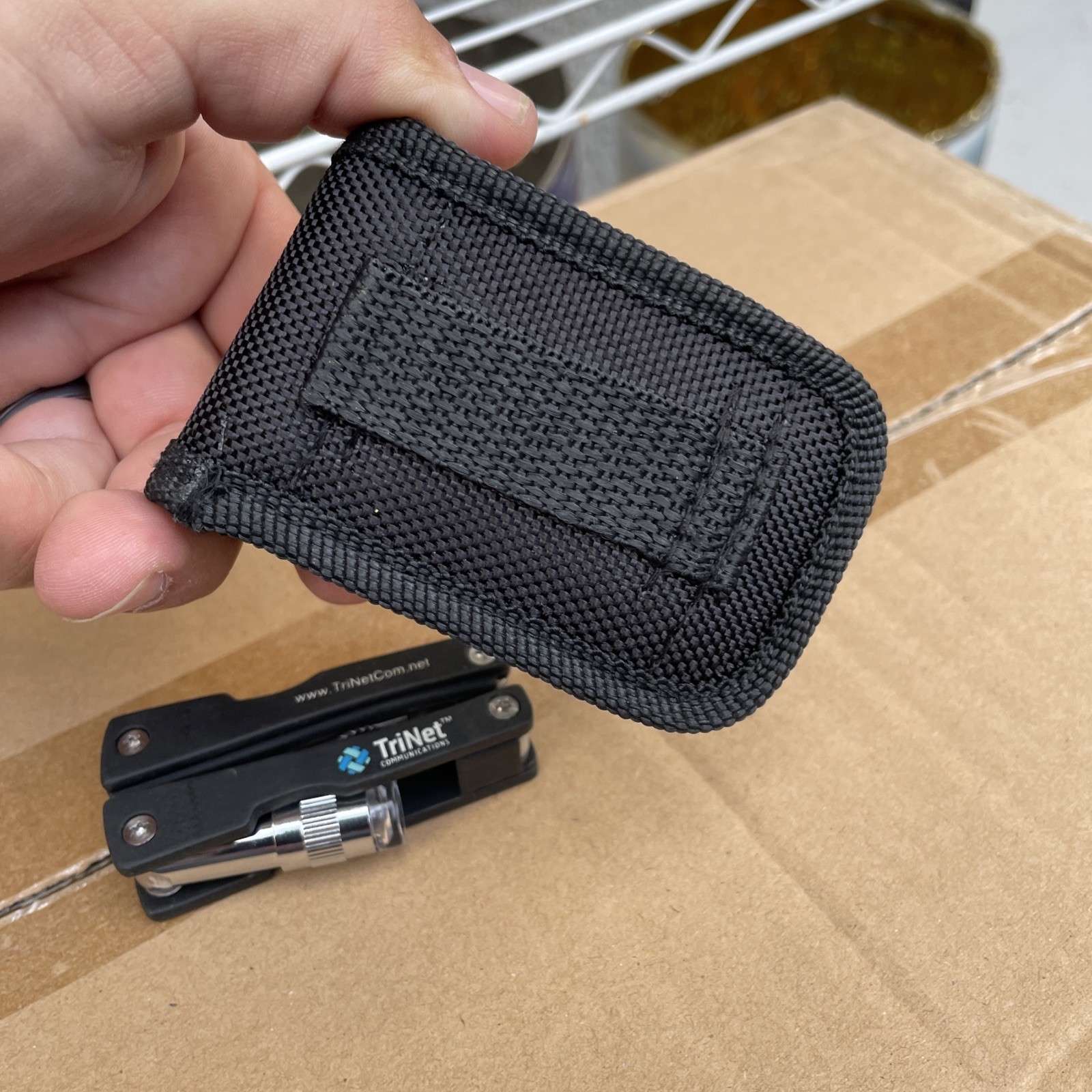 Compact Pliers 7 Multi Tool Flash Light Knife advertising with nylon pouch New