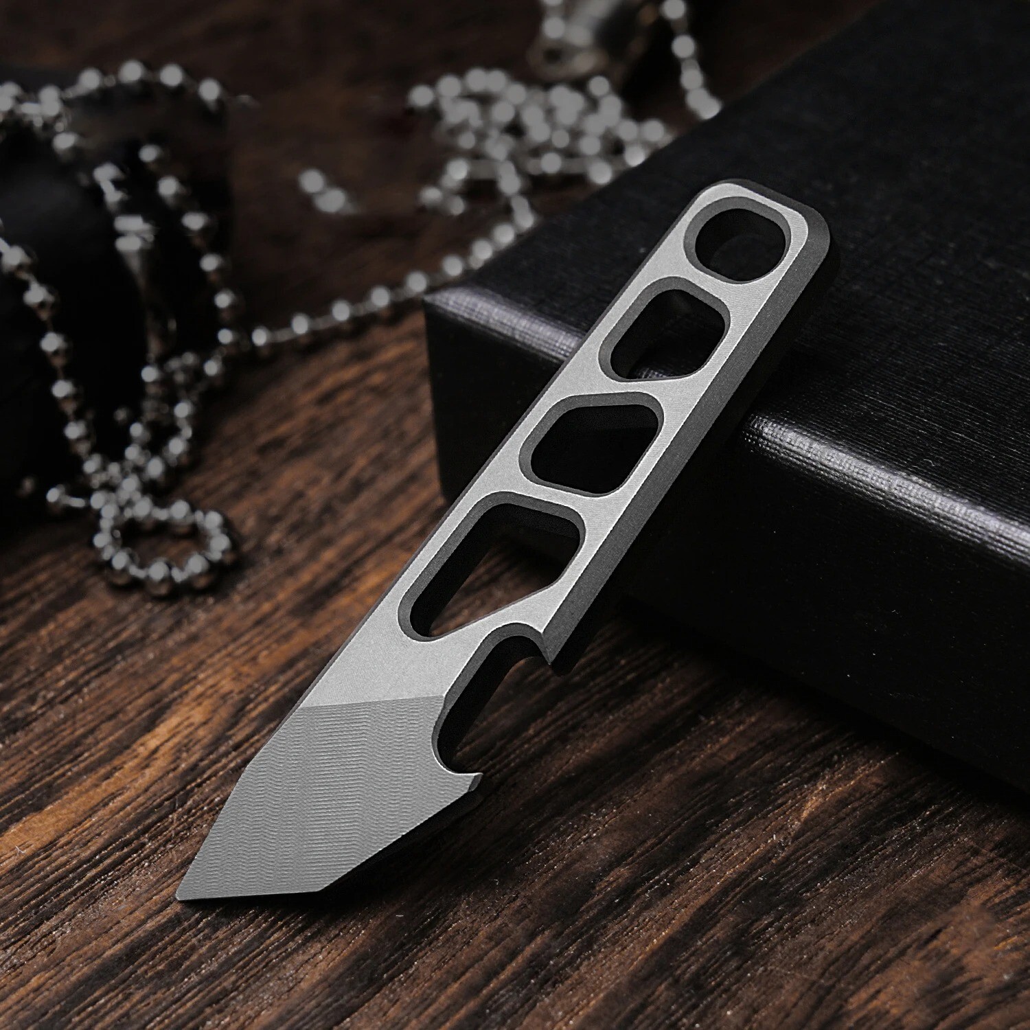 55mm TC4 Titanium Alloy Crowbar EDC Portable Open Tool Bottle Opener Pry Bar
