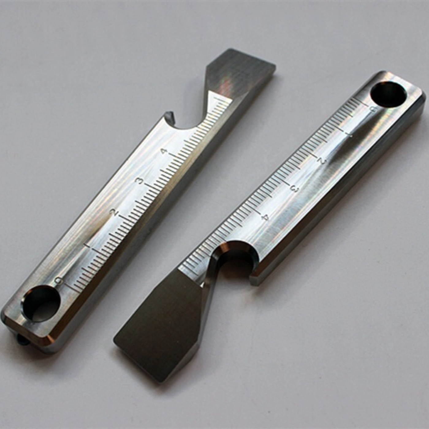 EDC Tool TITANER Alloy Pocket Titanium Pry Bar Crowbar Multi Tools Ruler Opener