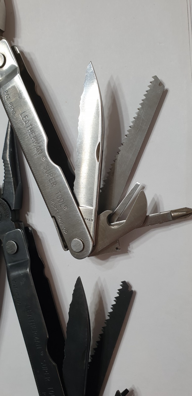 🔥 2X Leatherman 1998 Super Tool Gen1 Retired BO Black + Silver Rare Collectable