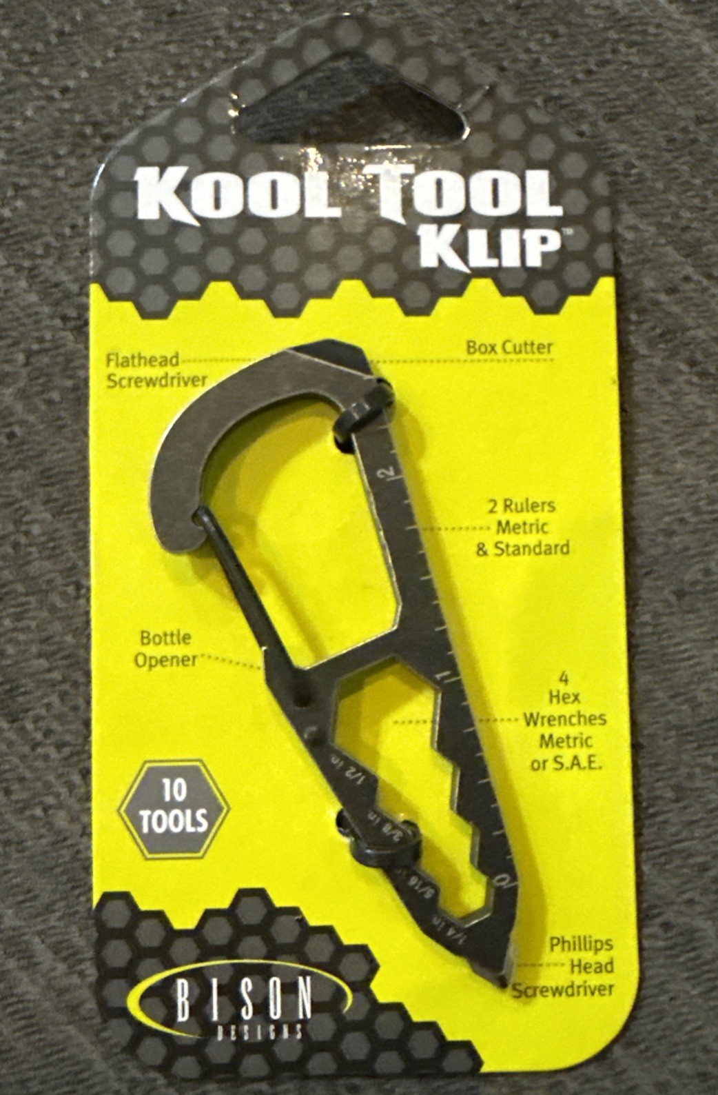 Bison Kool Tool Klip Pocket Multitool – 10 Tools In 1