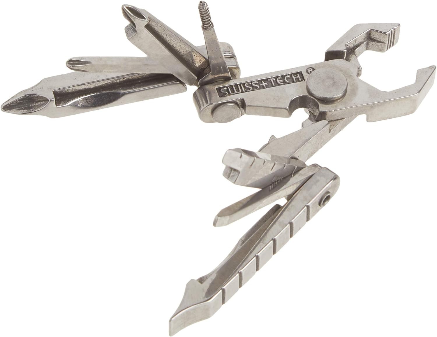 Versatile 19-in-1 Stainless Steel Tool Keyring – Essential for Every Adventure