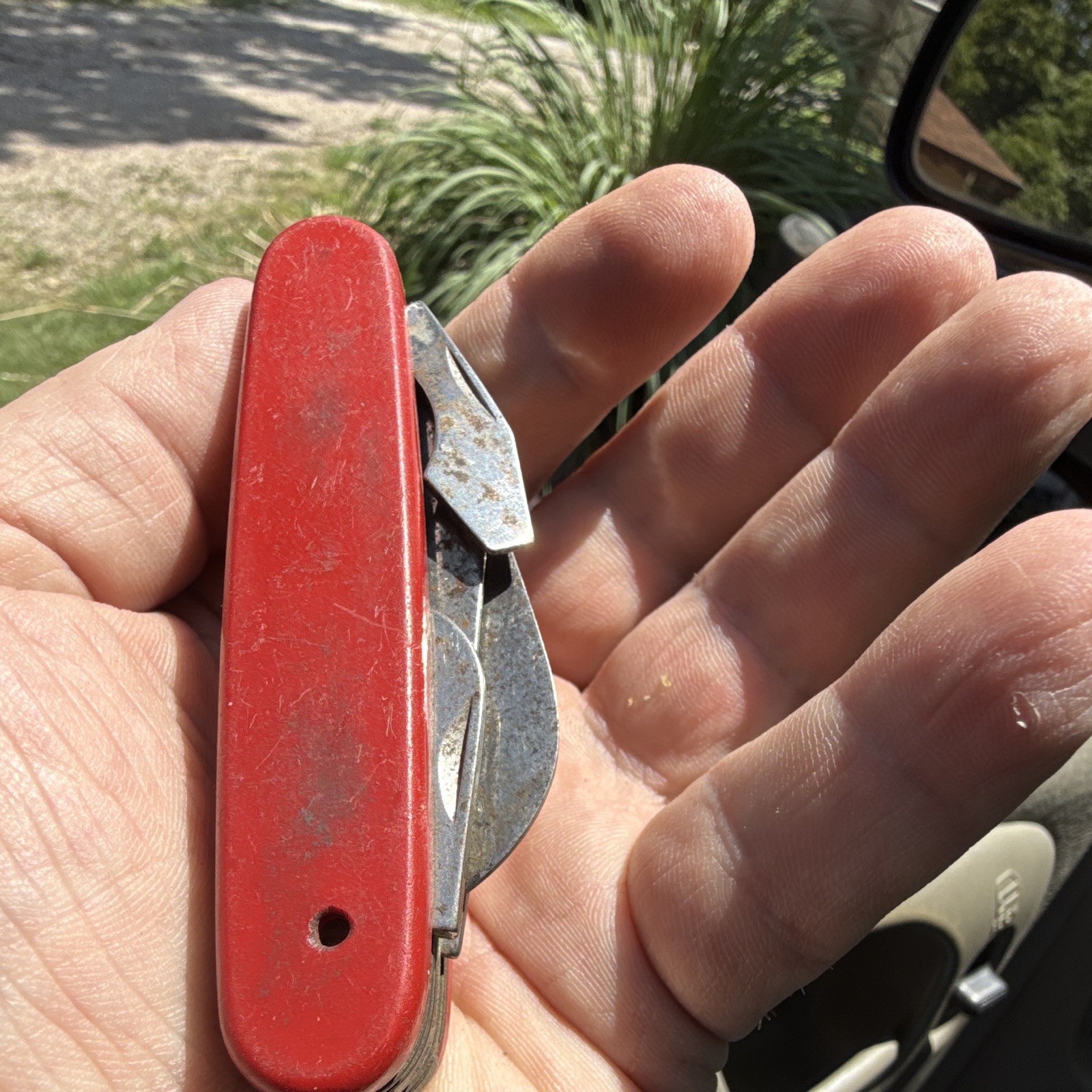 Matterhorn Red/Silver Multi-Tool Pocket Knife Corkscrew Can Opener Lanyard