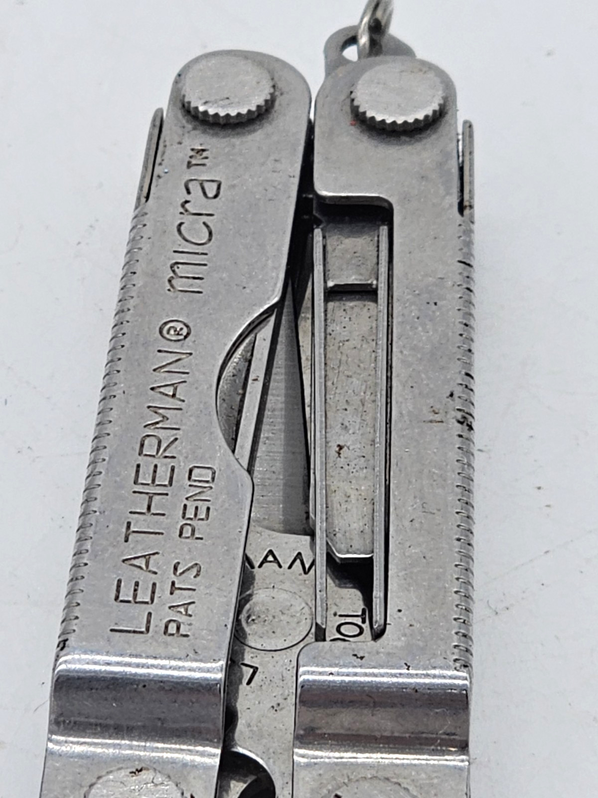 Mini Multitool Leatherman Micra Knife Scissor Tweezer Screwdriver Can Opener