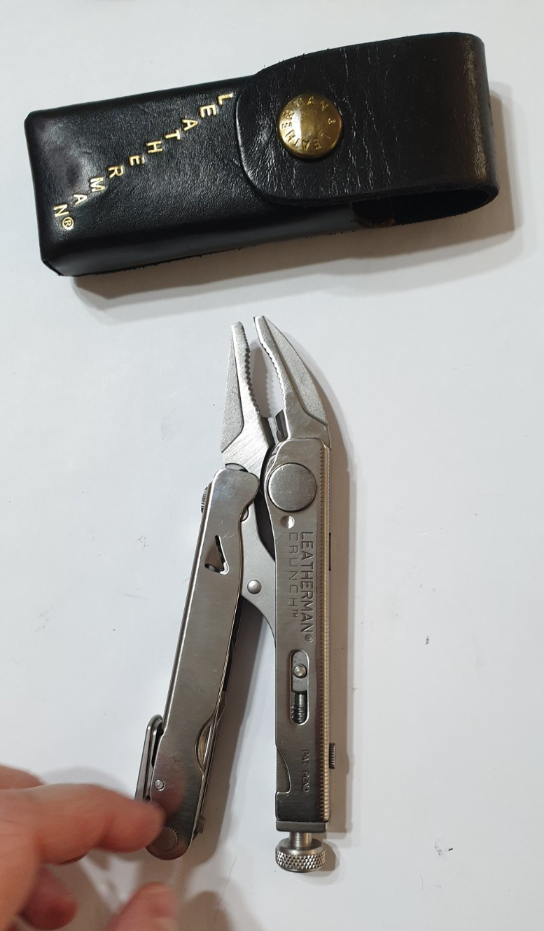 🔥 Leatherman Squirt PS4 Black Rare Used Multi Tool Keychain Collectable Retired
