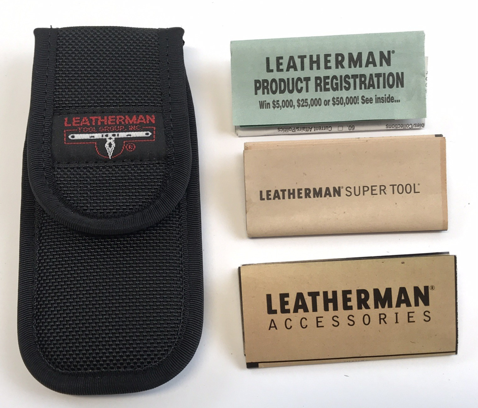 Original Leatherman Super Tool Multi-Tool Pocket Knife 1998 Box & Sheath NOS
