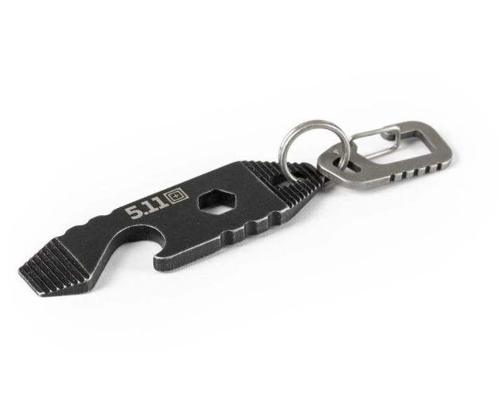 5.11 Tactical EDT PRY EDC Multi Tool with Carabiner Keychain Gunmetal Grey 56671