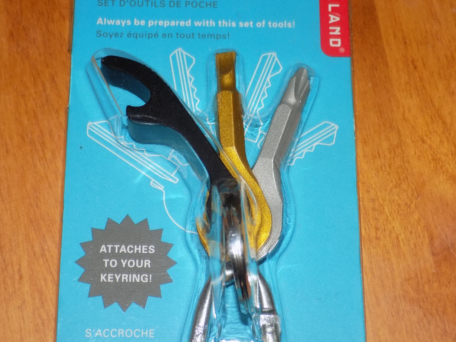 QUIK FIX KEY TOOLS Keys Accessories Keyring Clip Outdoors Camping Sports NEW