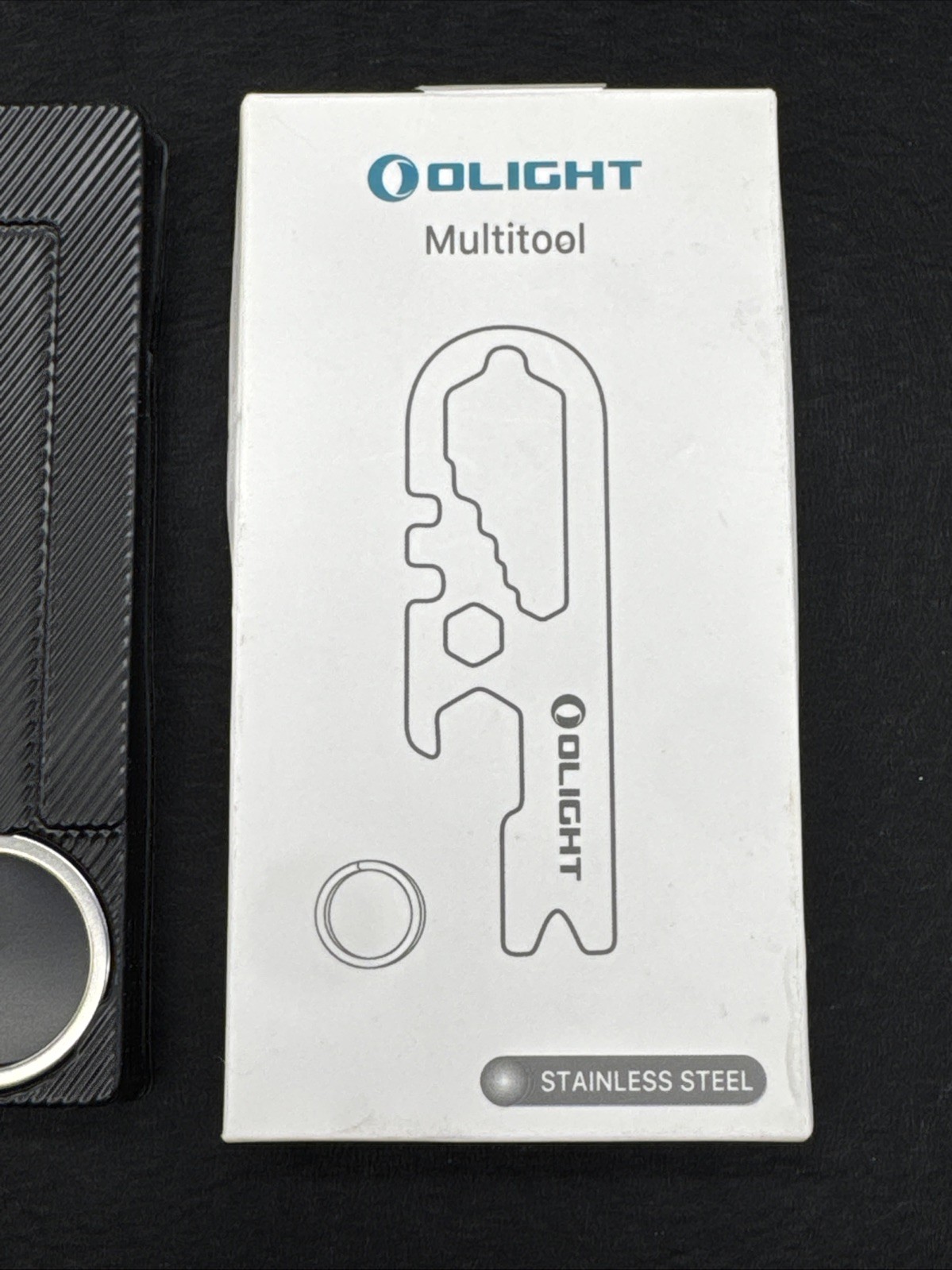 #Y2AR Olight Keychain Multitool 420 Stainless Steel Key Ring Bottle Opener Pry