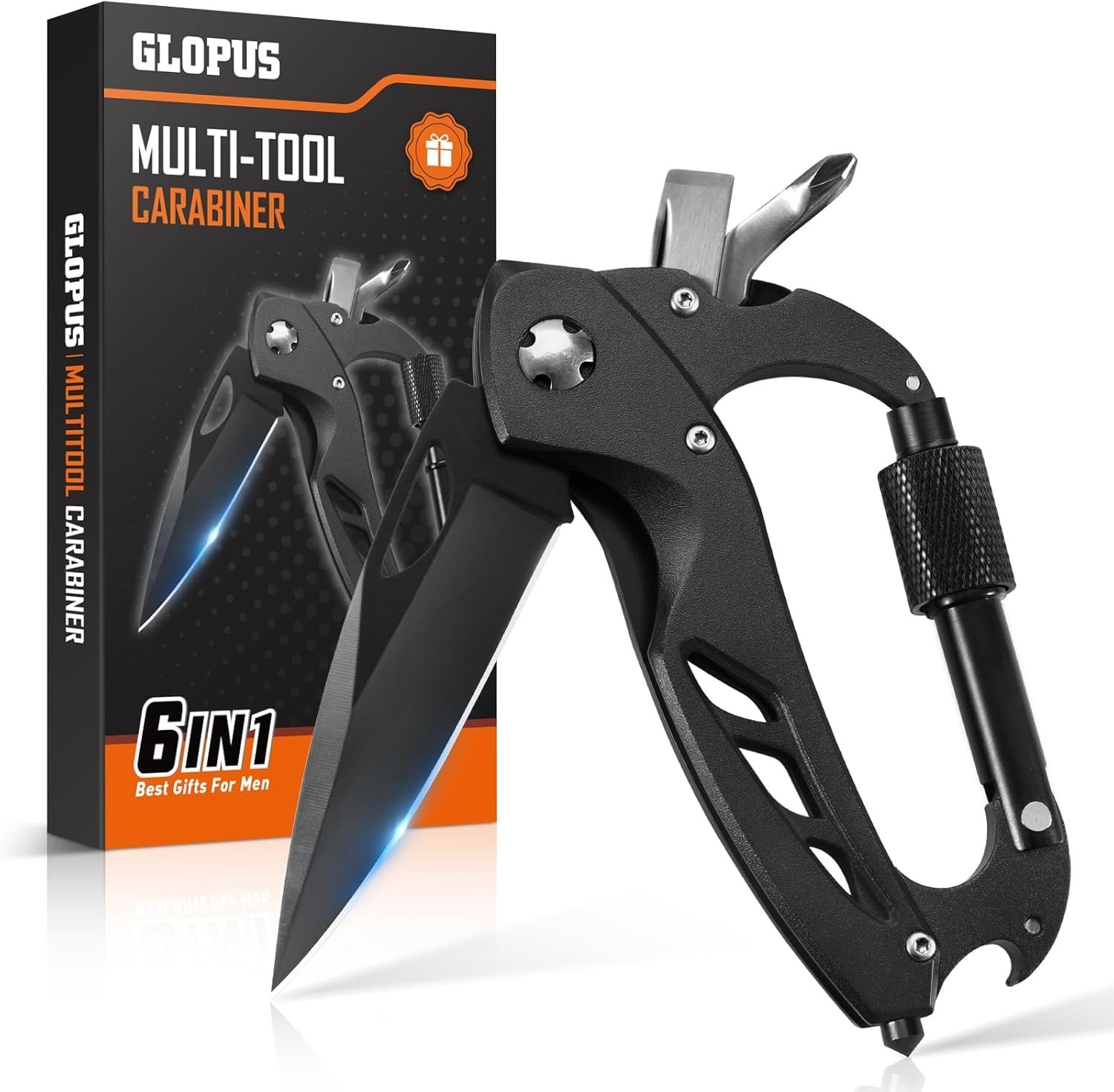 Stylish Multitool Carabiner with Knife and Glass Breaker for Special Occasions