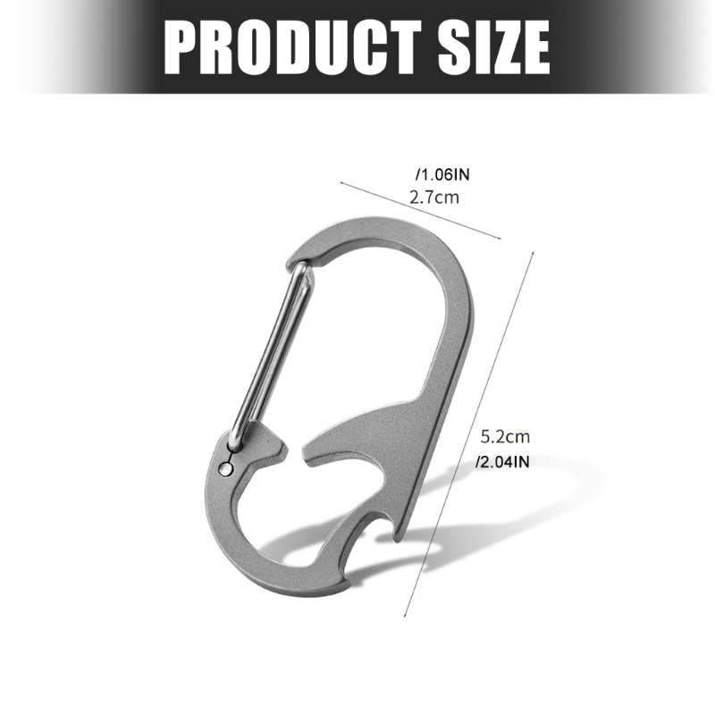 Multitool Metal Keychain Bottles Opener Portable Key Holder Tool Enduring
