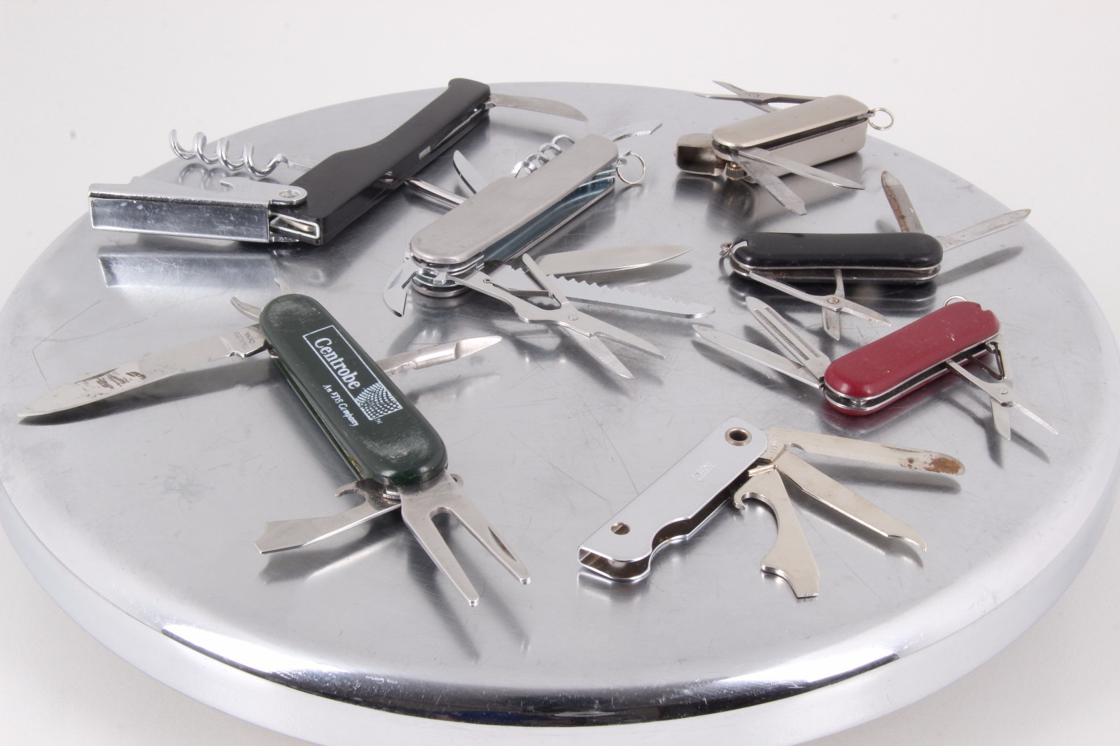 LOT OF 7 POCKET KNIVES & WINE OPENERS 2205B