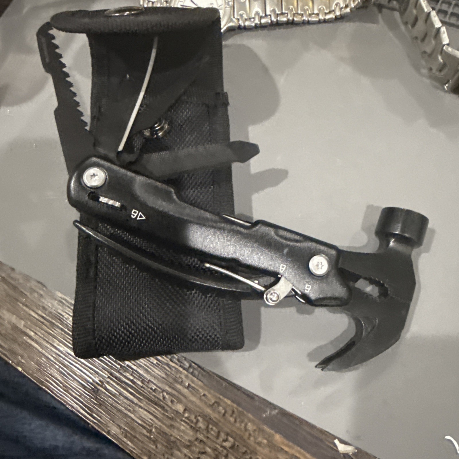 Multi-tool With Hammer And Sheath