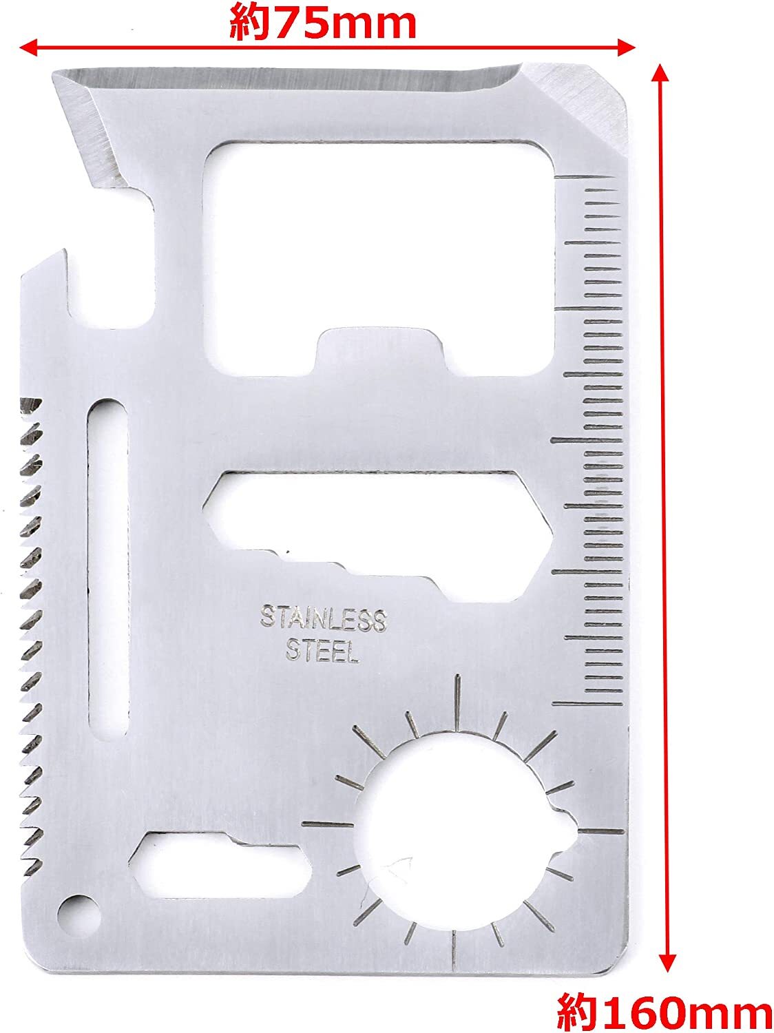 GISUKE Card Type Multi-Tool FMT-100C 10 Tool in 1