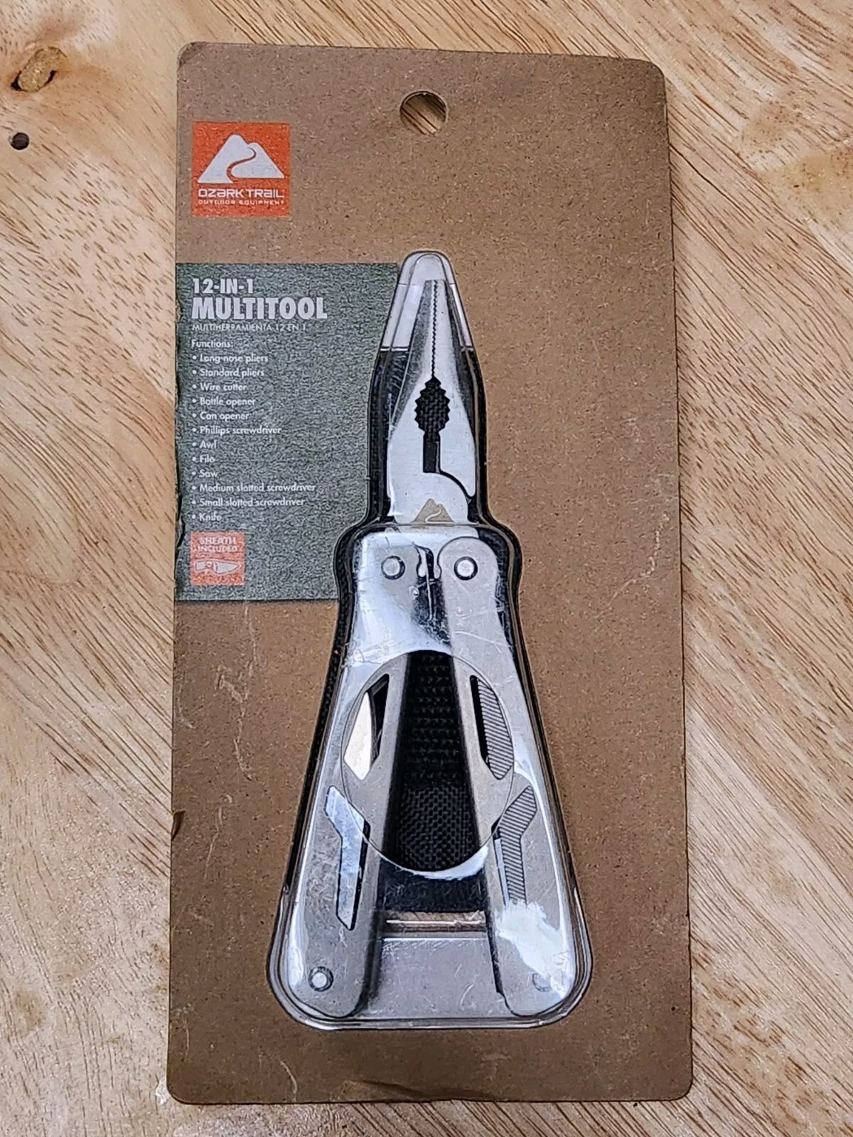 Ozark Trail 12 in 1 Multi-Tool Stainless Holder Outdoor Equipment Multi Tool