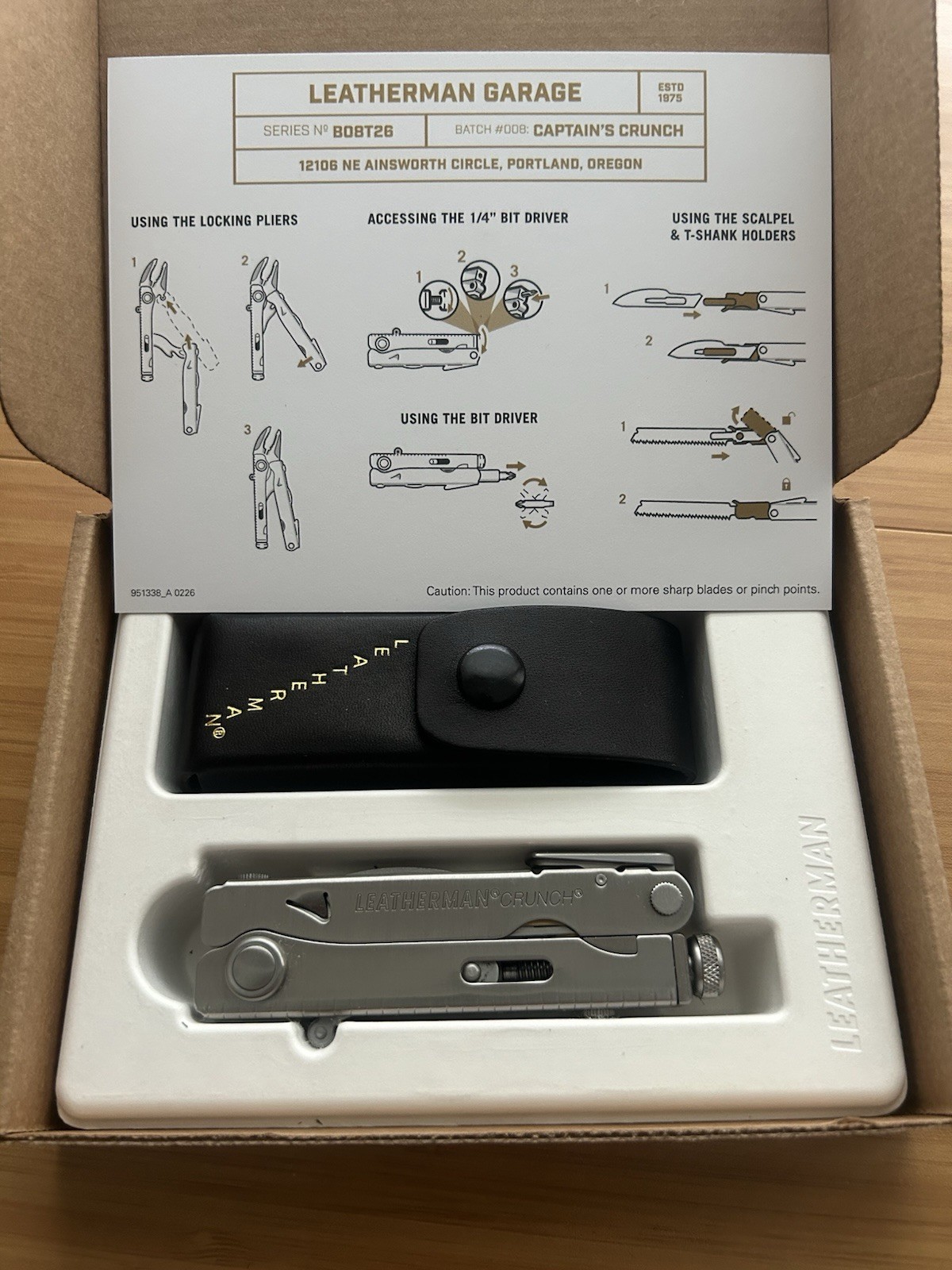 Leatherman Garage Batch #008 Captain’s Crunch Final Run Multitool Vise Grip