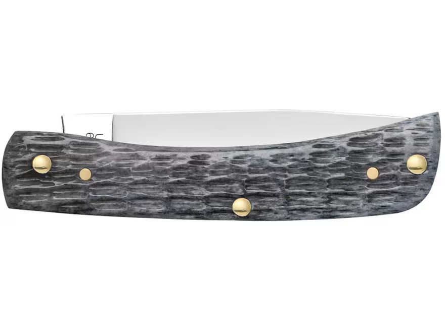 Case Sod Buster JR Pocket Knife 2.8″ Skinner Carbon Steel Mirror Polished Blade